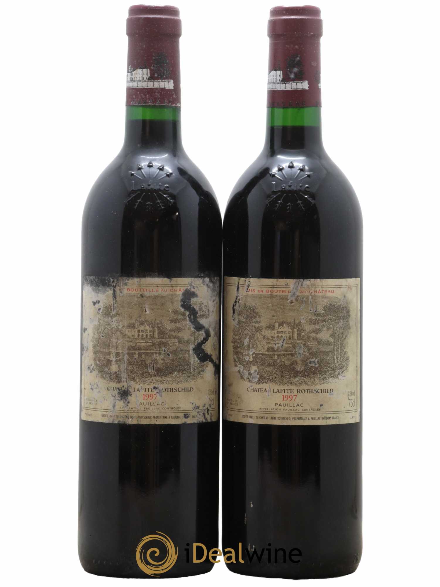 Château Lafite Rothschild 1er Grand Cru Classé 1997 - Lot de 2 bouteilles - 0