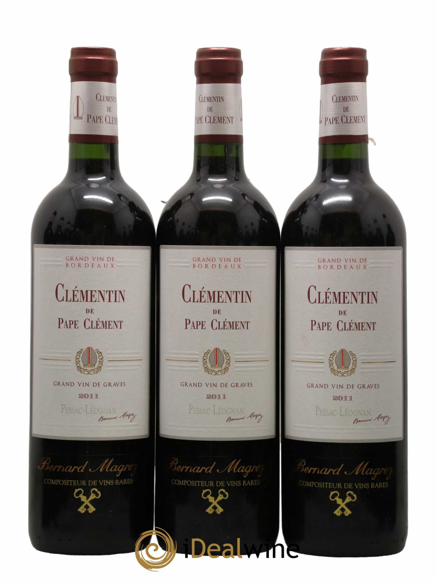 Le Clémentin de Pape Clément Second Vin 2011 - Lot of 12 bottles - 1