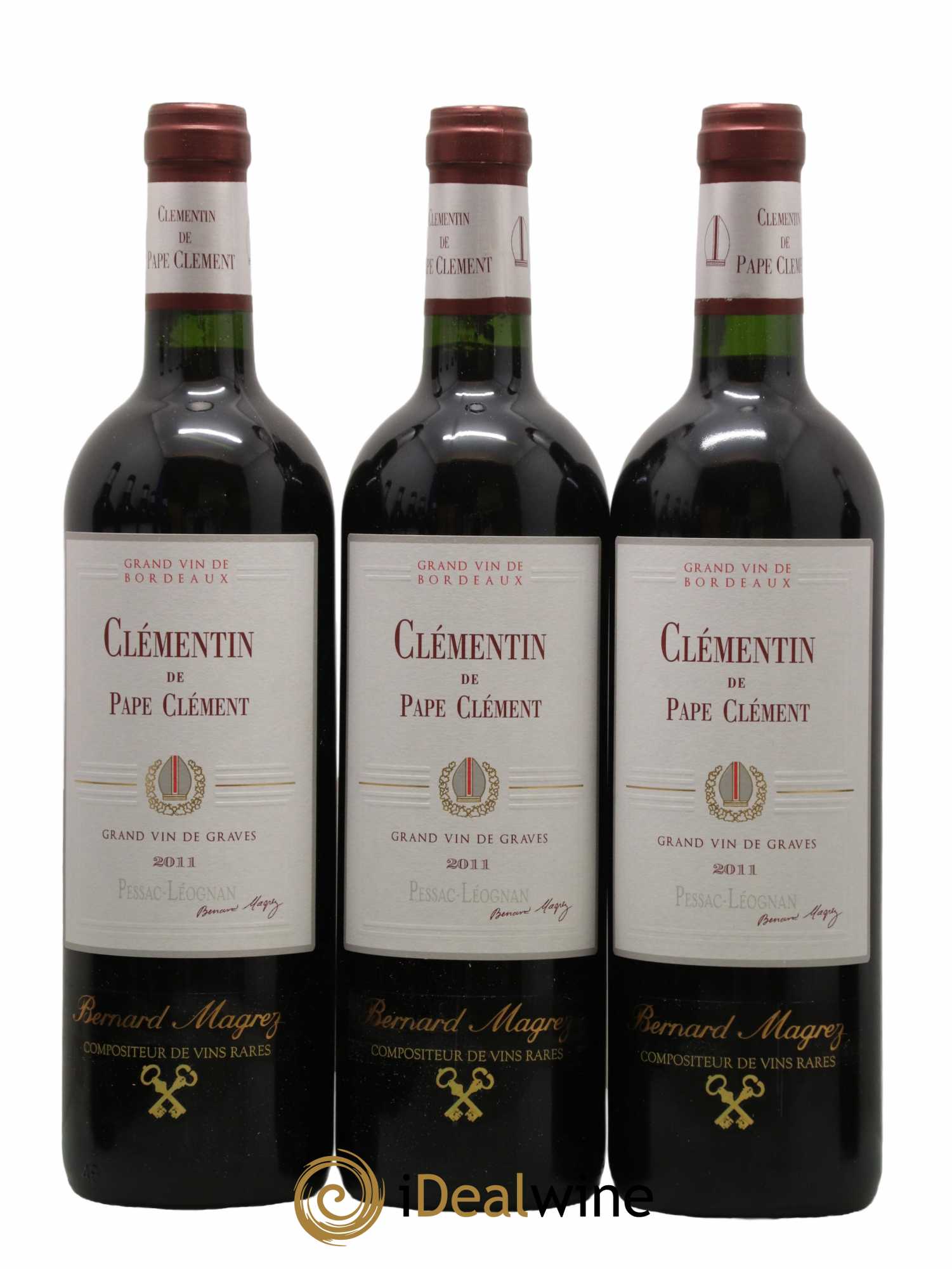 Le Clémentin de Pape Clément Second Vin 2011 - Lot of 12 bottles - 2