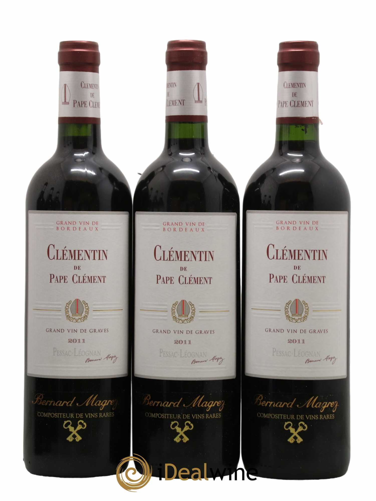Le Clémentin de Pape Clément Second Vin 2011 - Lot of 12 bottles - 3