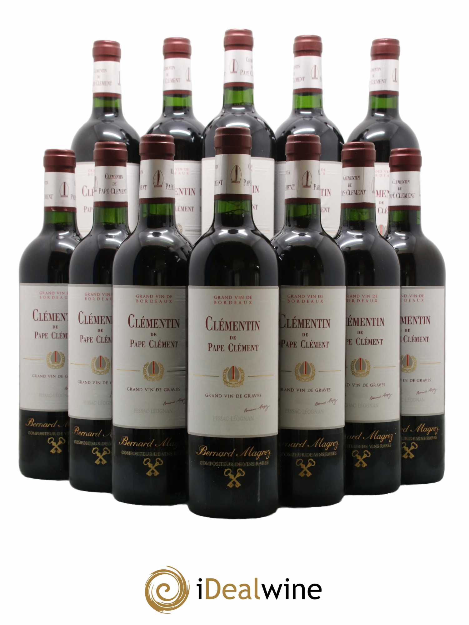 Le Clémentin de Pape Clément Second Vin 2011 - Lot of 12 bottles - 0