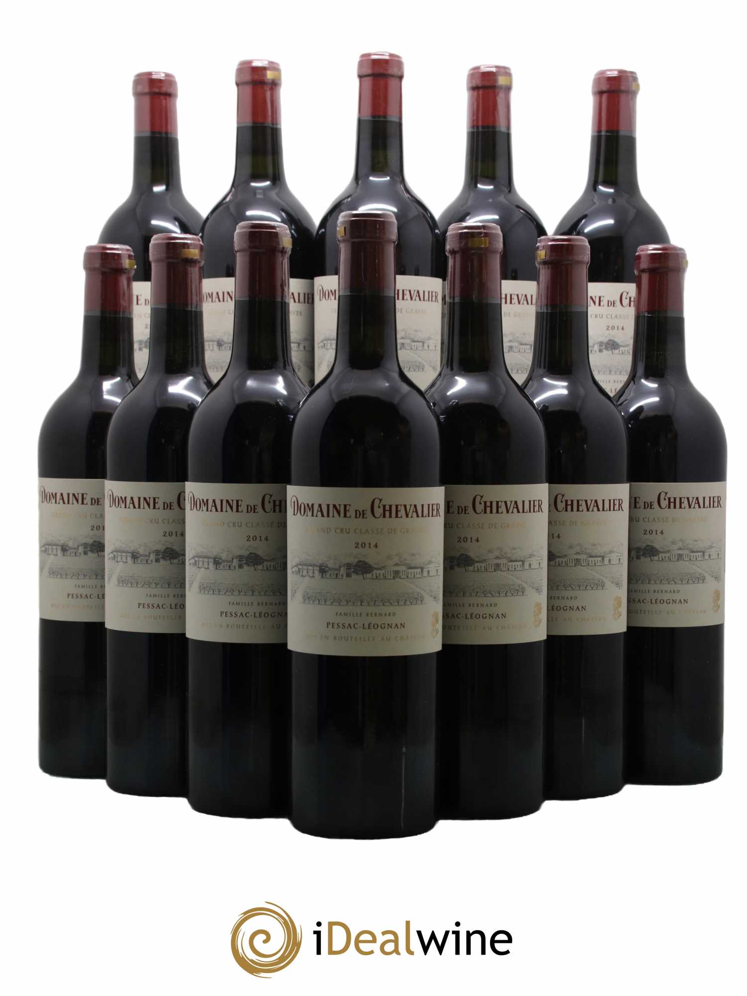 Domaine de Chevalier Cru Classé de Graves 2014 - Lot de 12 bouteilles - 0