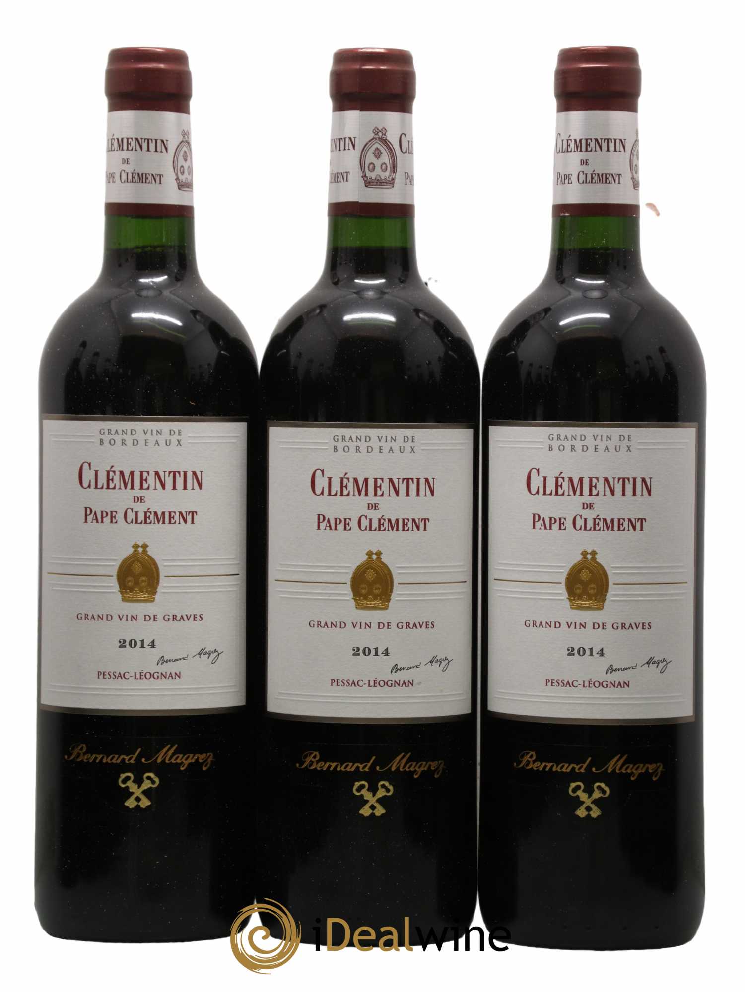 Le Clémentin de Pape Clément Second Vin 2014 - Lot of 12 bottles - 1