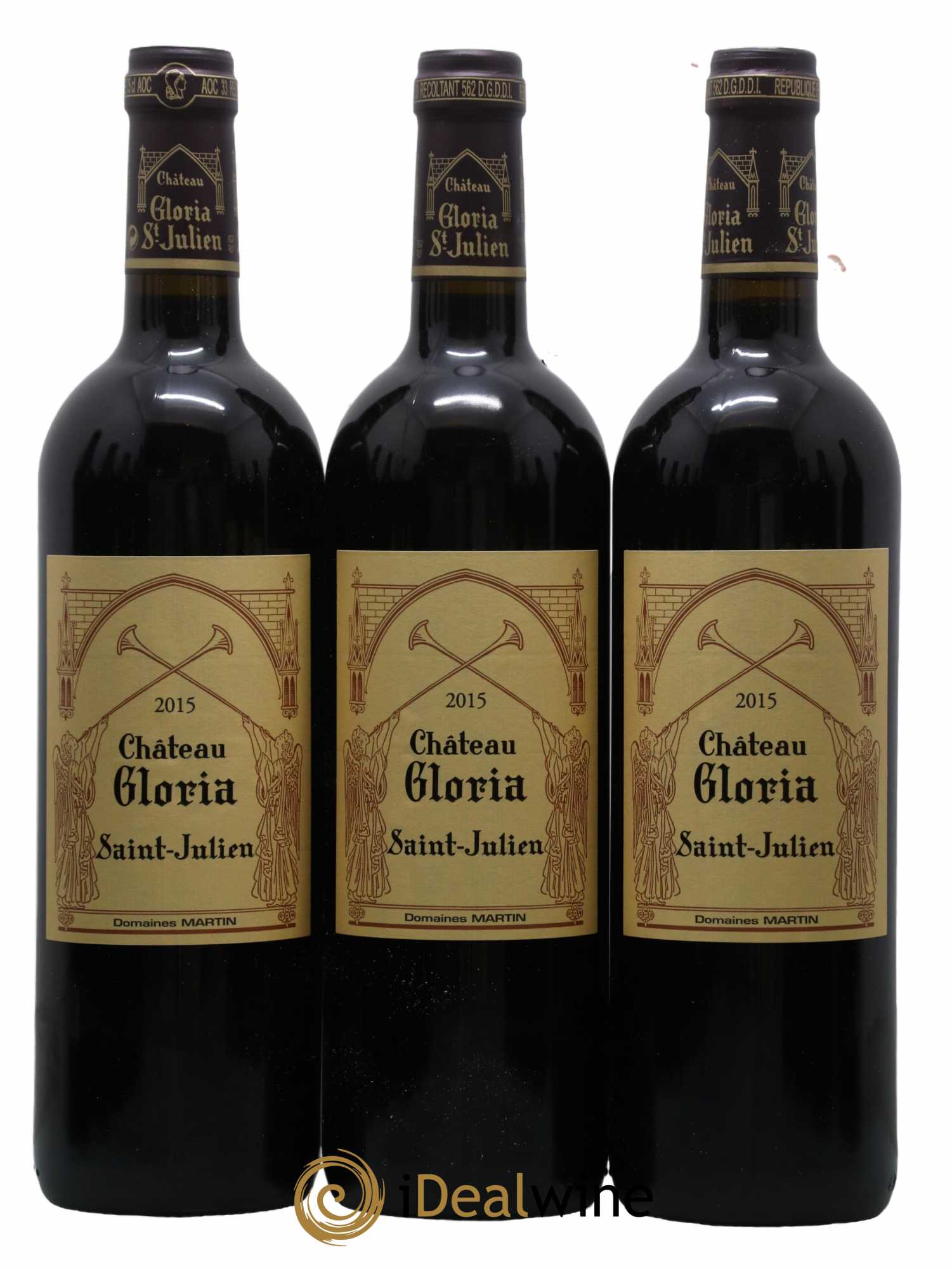 Château Gloria 2015 - Lot de 12 bouteilles - 1