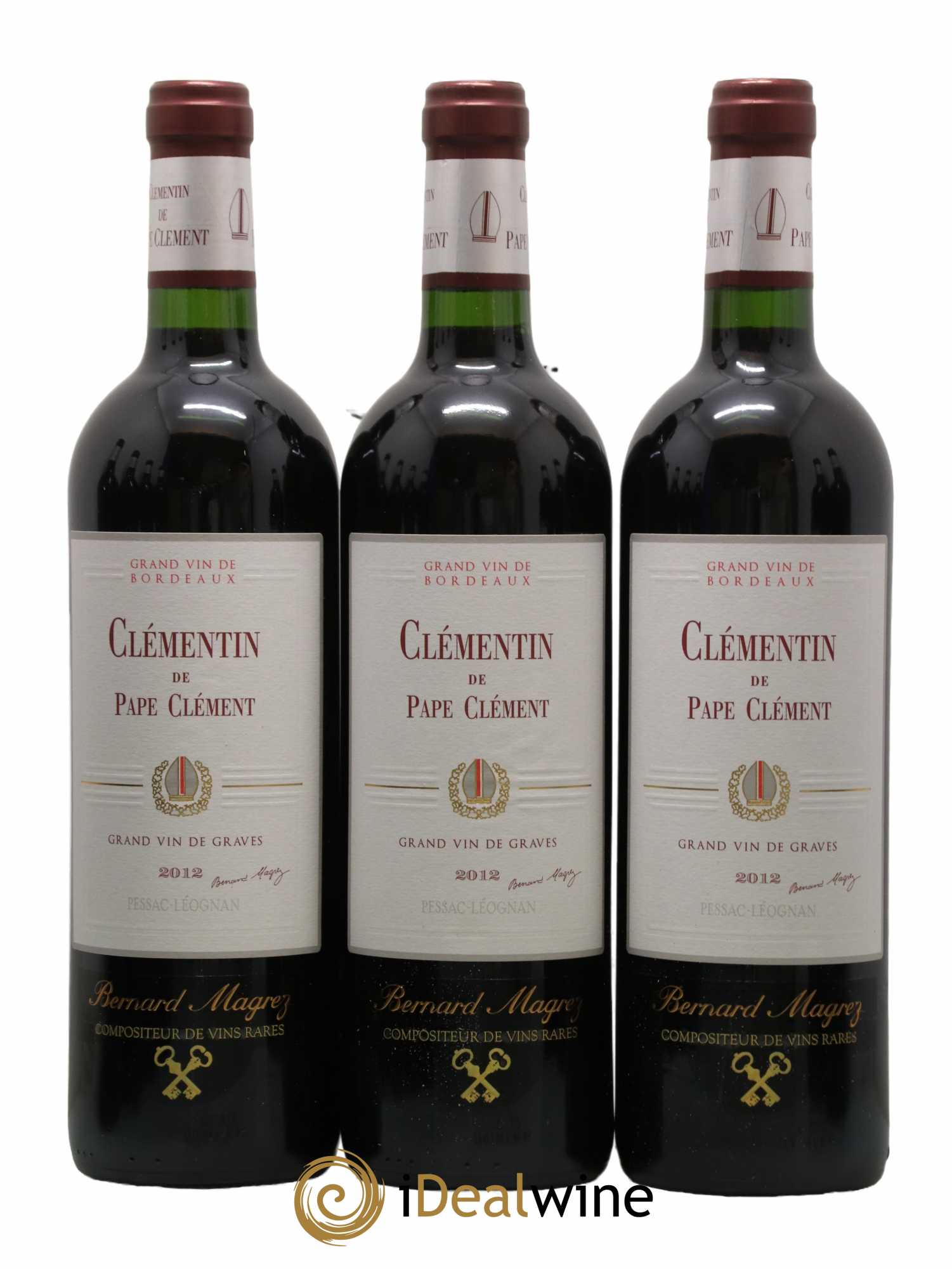 Le Clémentin de Pape Clément Second Vin 2012 - Lotto di 12 bottiglie - 2
