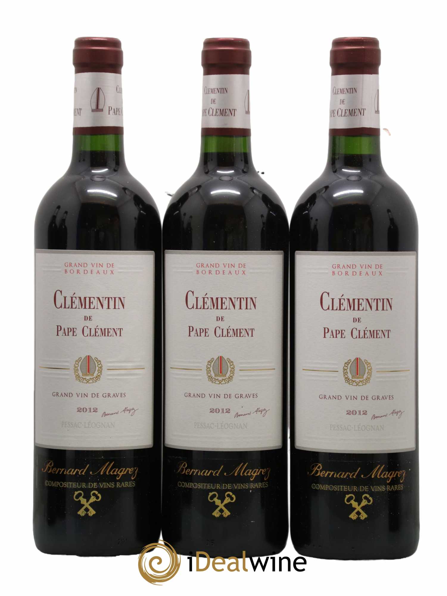 Le Clémentin de Pape Clément Second Vin 2012 - Lotto di 12 bottiglie - 3