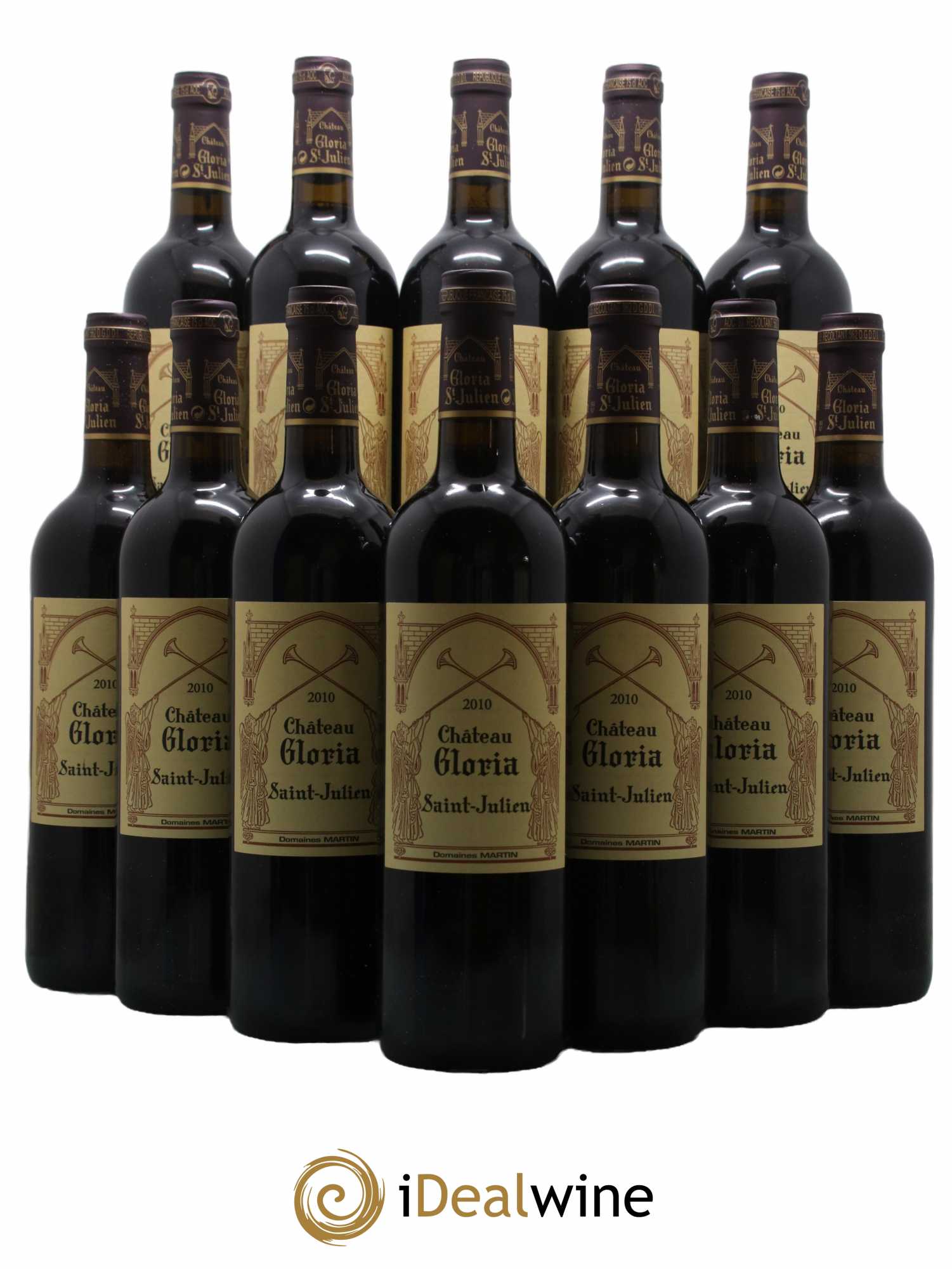 Château Gloria 2010 - Lot de 12 bouteilles - 0