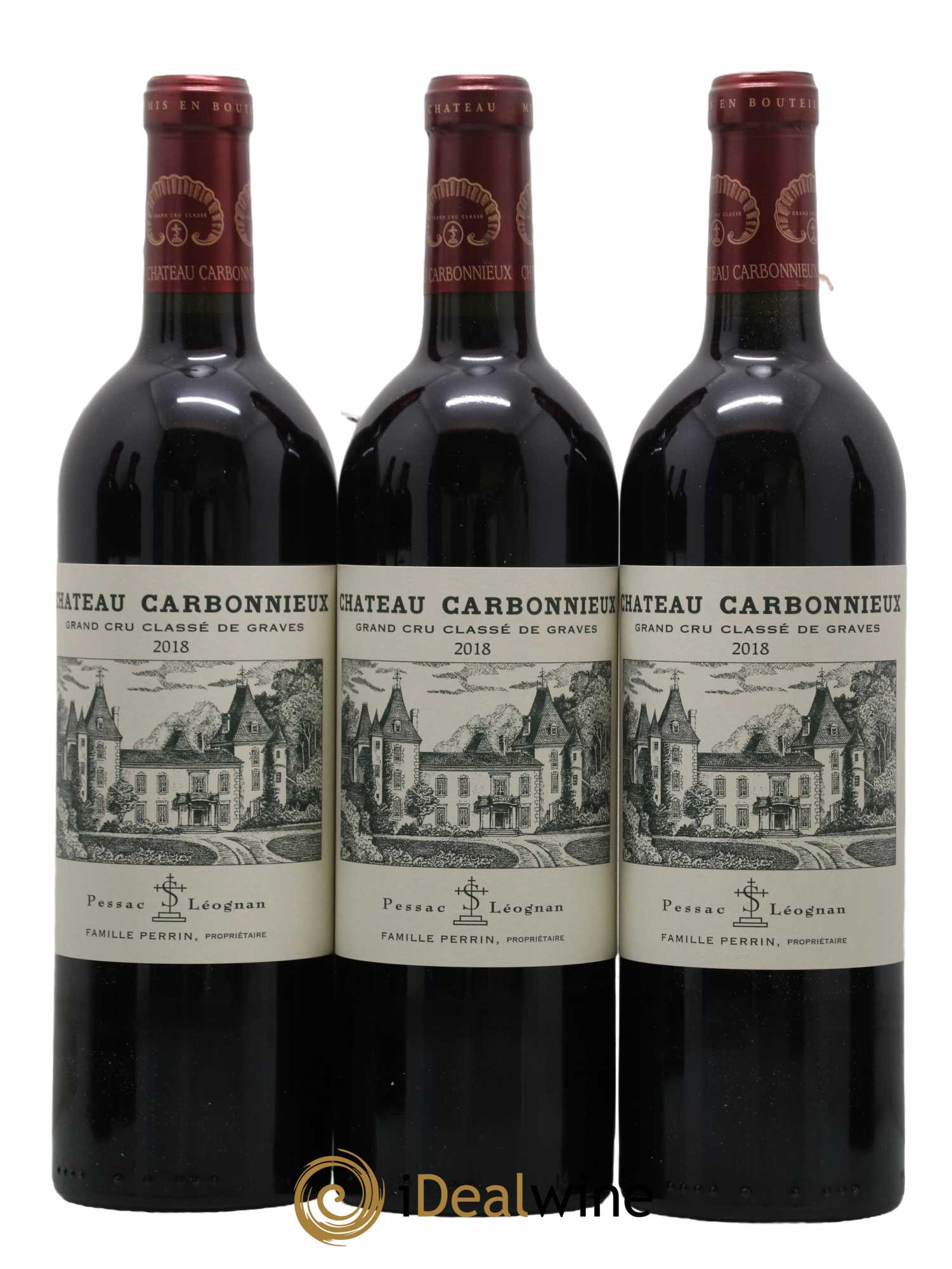 Château Carbonnieux Cru Classé de Graves 2018 - Lot de 12 bouteilles - 3