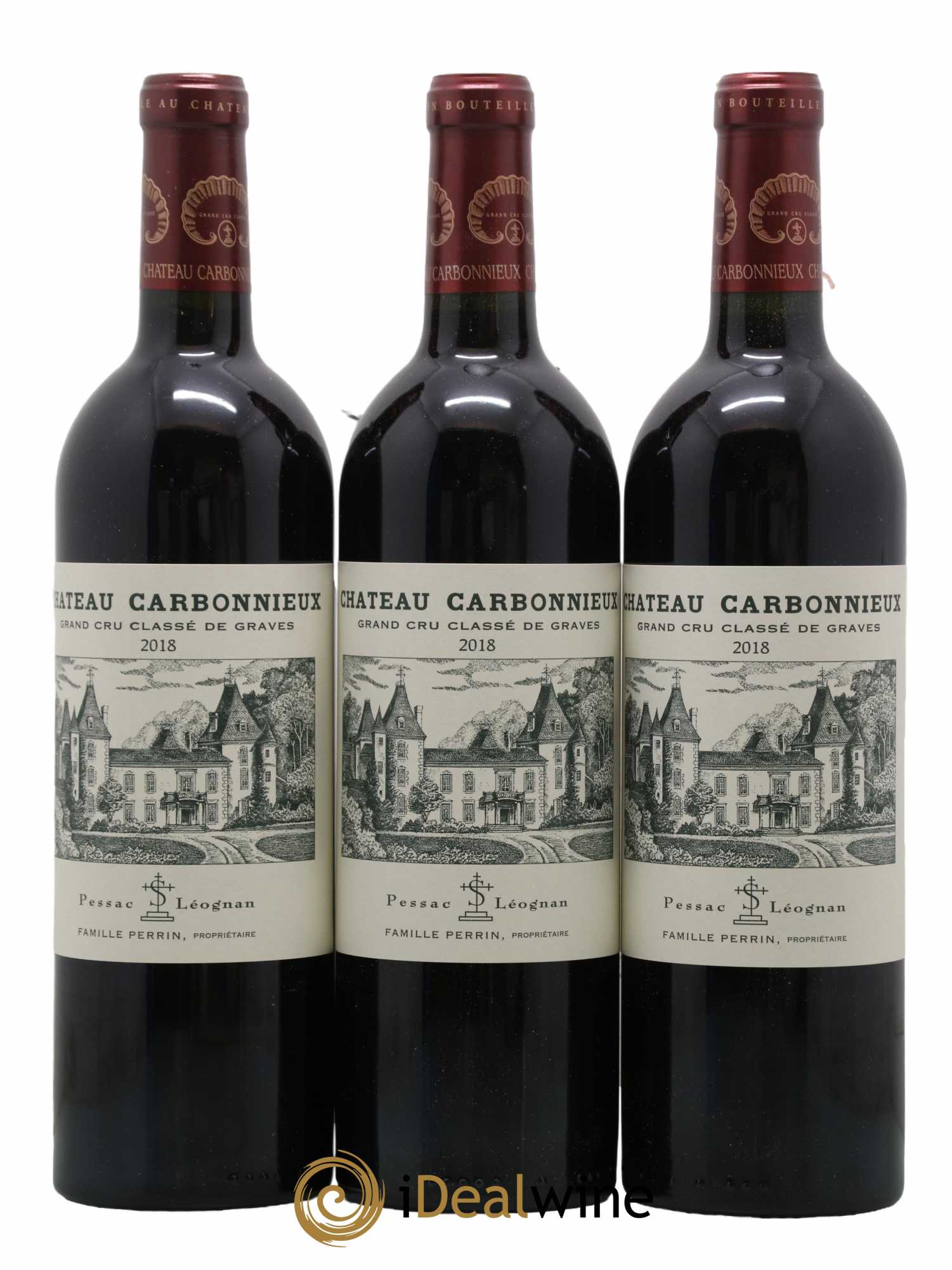 Château Carbonnieux Cru Classé de Graves 2018 - Lot de 12 bouteilles - 4