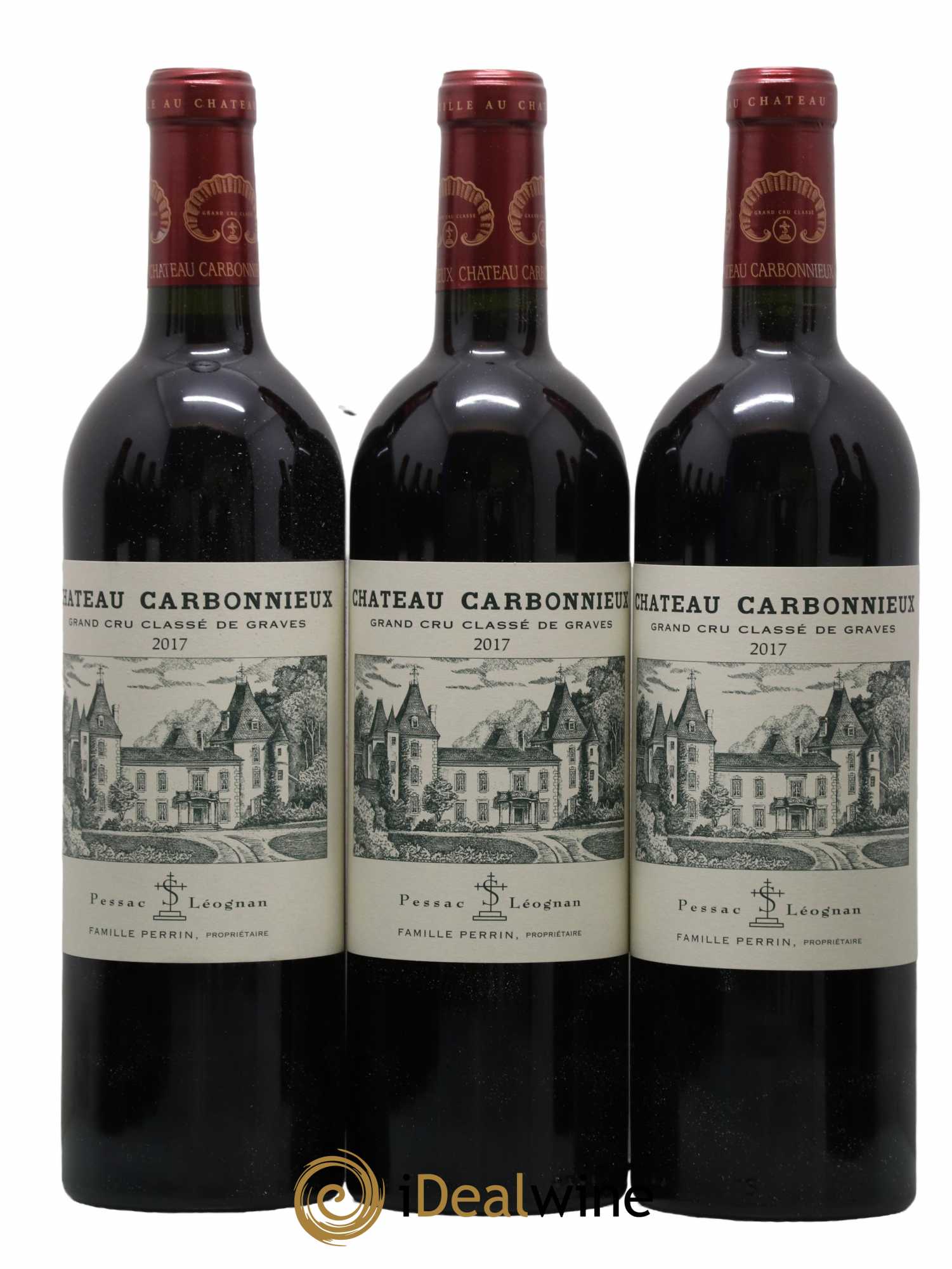Château Carbonnieux Cru Classé de Graves 2017 - Lot de 12 bouteilles - 2