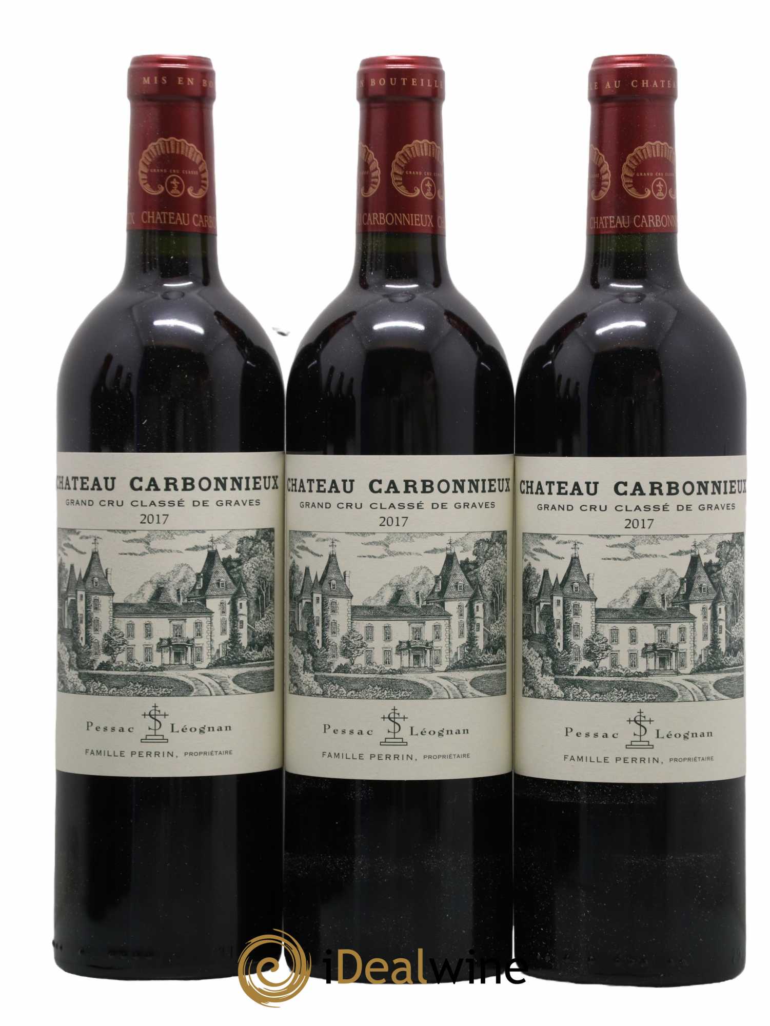 Château Carbonnieux Cru Classé de Graves 2017 - Lot de 12 bouteilles - 3