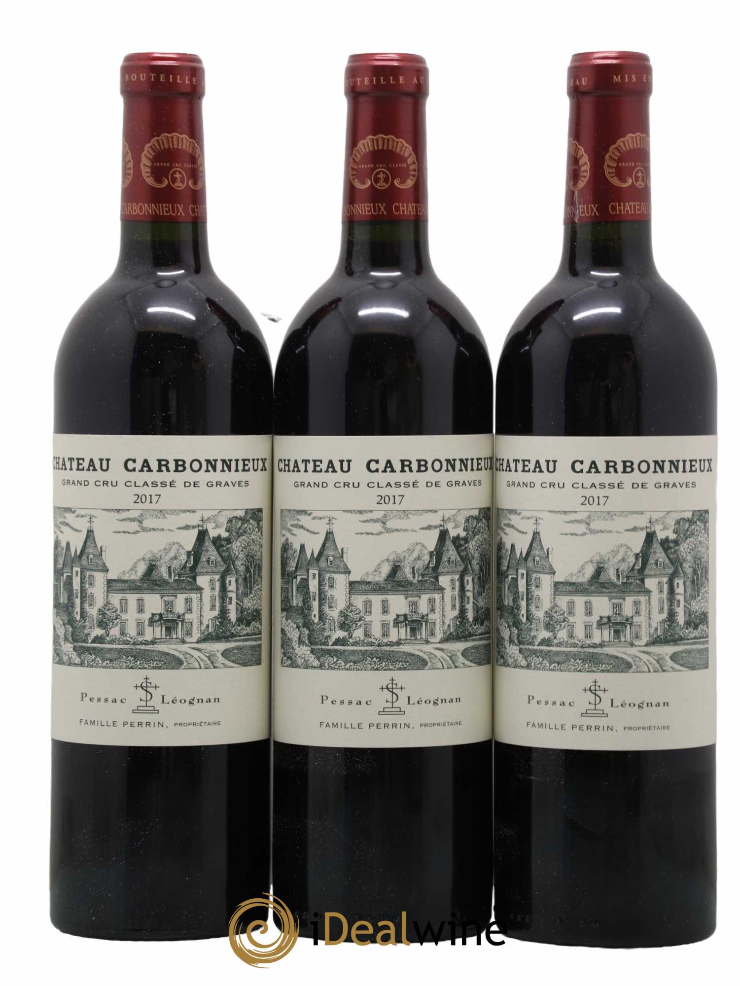 Château Carbonnieux Cru Classé de Graves 2017 - Lot de 12 bouteilles - 4