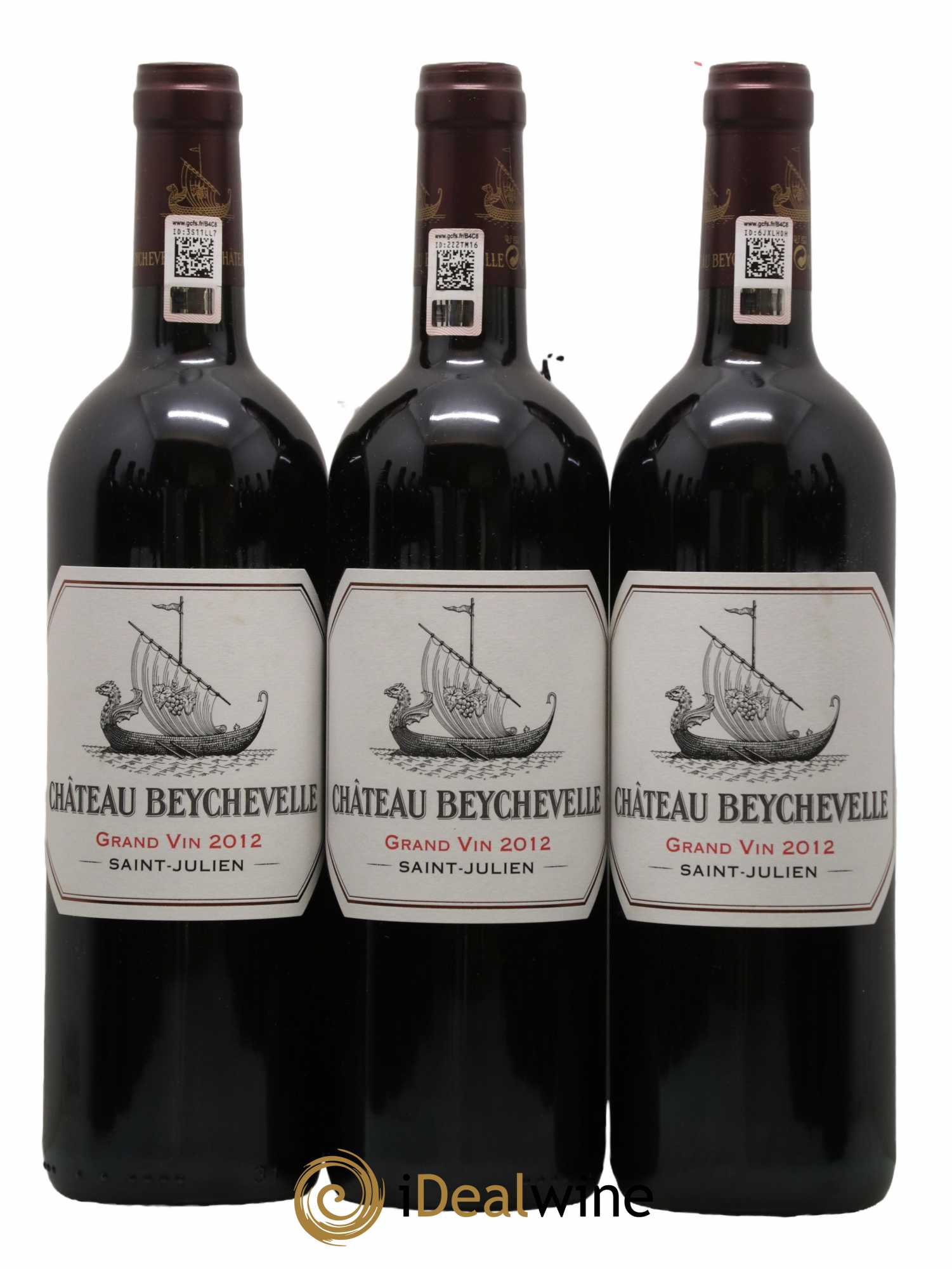 Château Beychevelle 4ème Grand Cru Classé 2012 - Lot de 12 bouteilles - 1