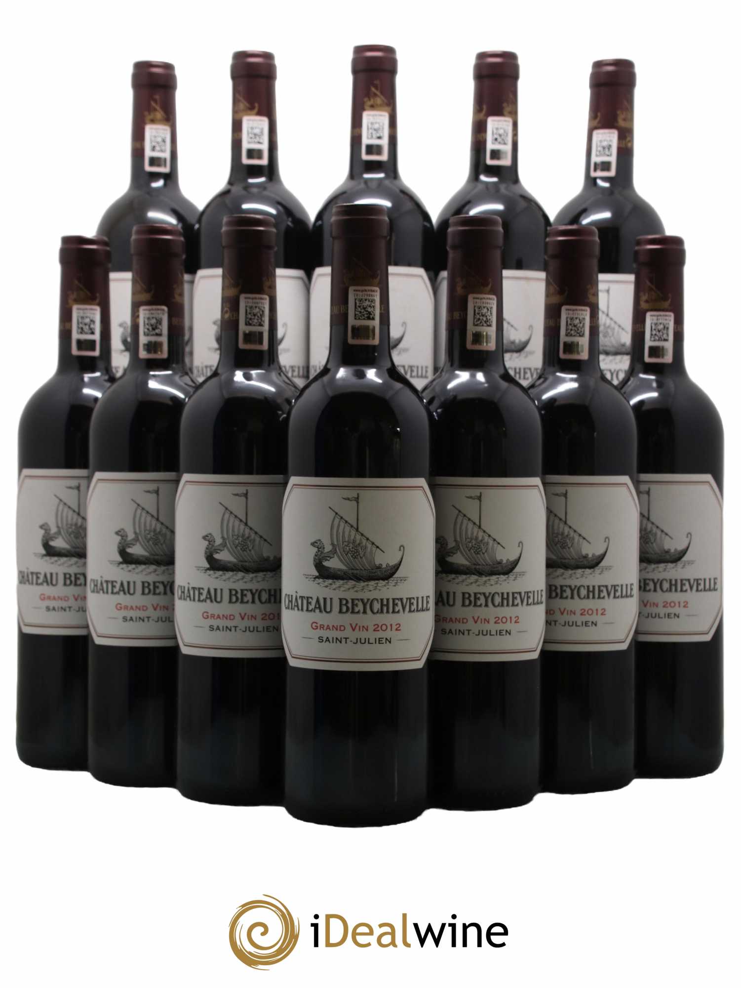 Château Beychevelle 4ème Grand Cru Classé 2012 - Lot de 12 bouteilles - 0