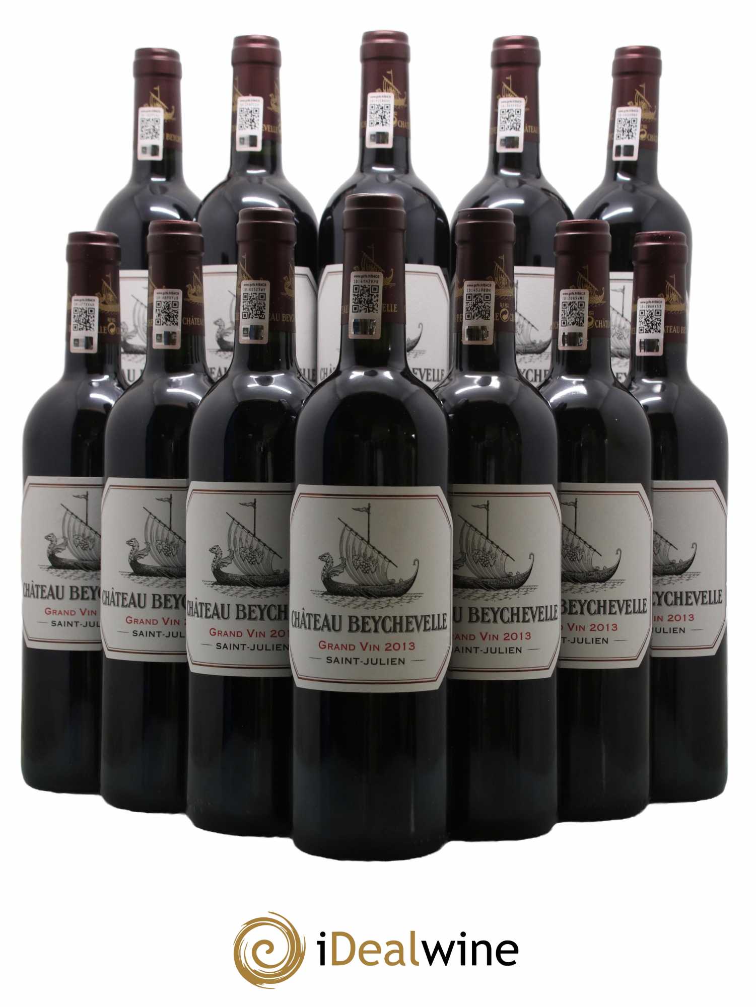 Château Beychevelle 4ème Grand Cru Classé 2013 - Lot de 12 bouteilles - 0