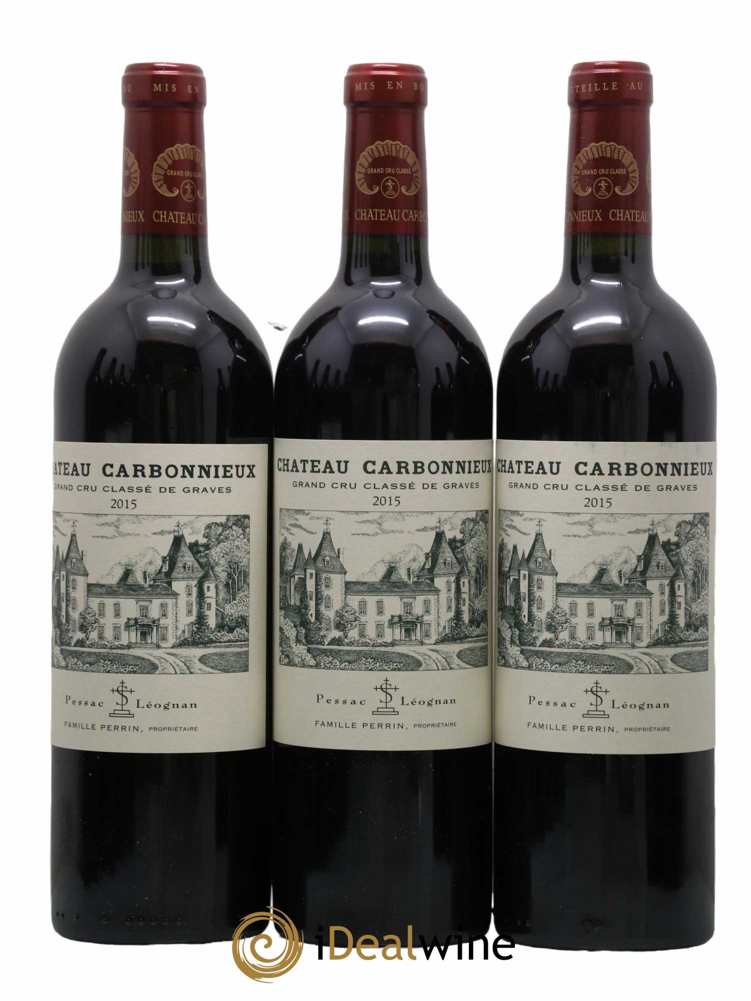 Château Carbonnieux Cru Classé de Graves 2015 - Lot de 12 bouteilles - 2