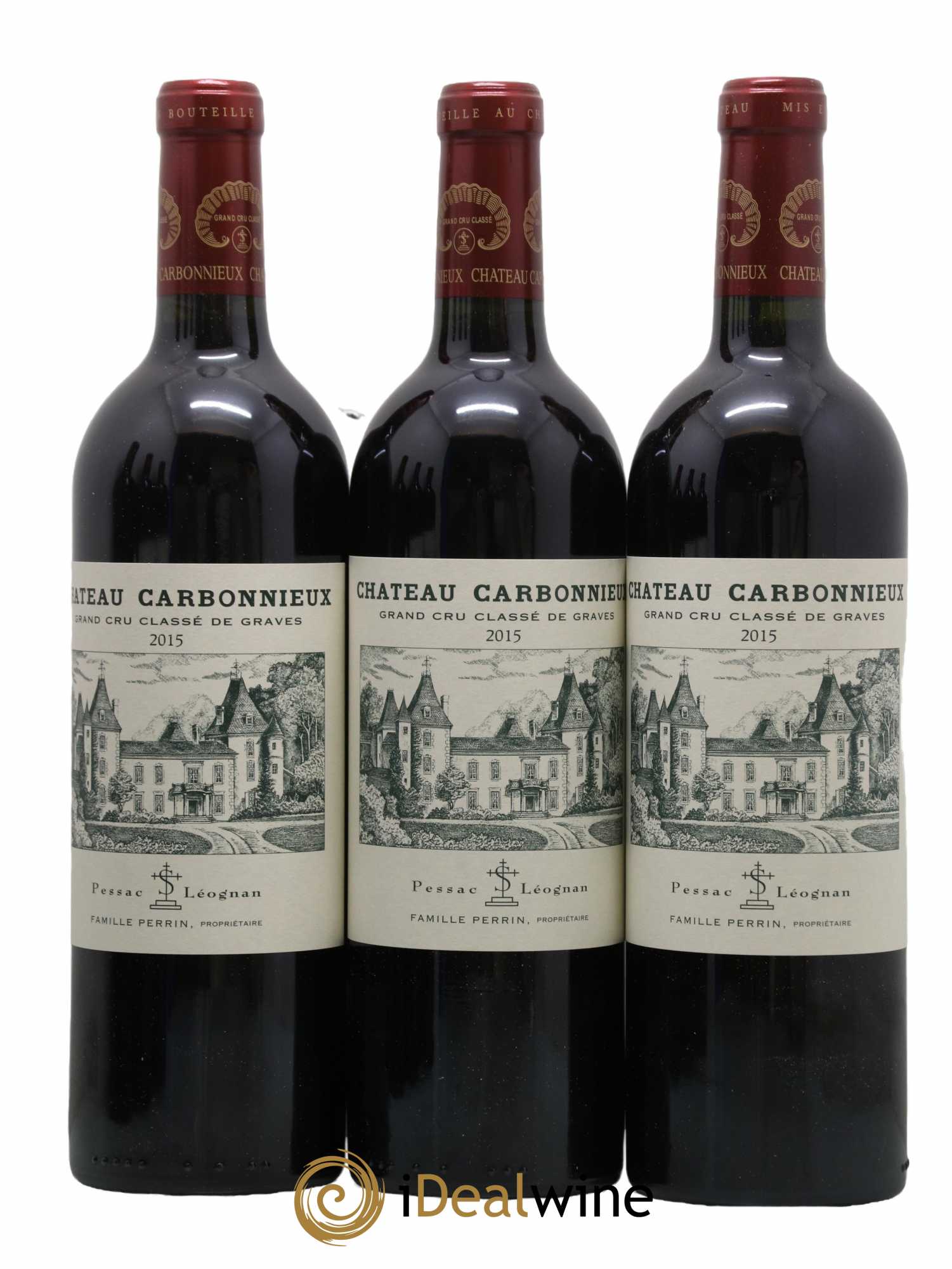 Château Carbonnieux Cru Classé de Graves 2015 - Lot de 12 bouteilles - 3