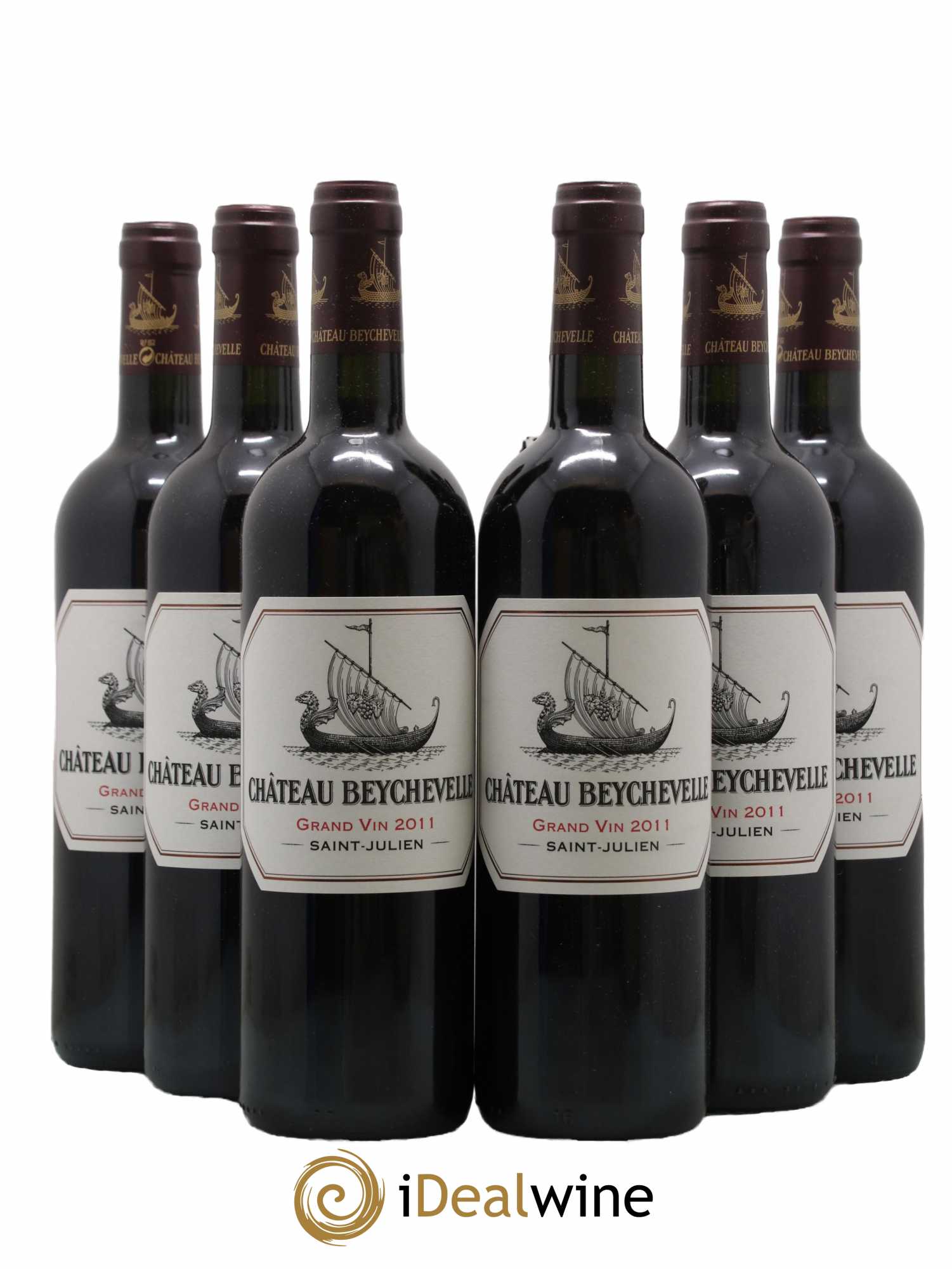 Château Beychevelle 4ème Grand Cru Classé 2011 - Lot de 6 bouteilles - 0