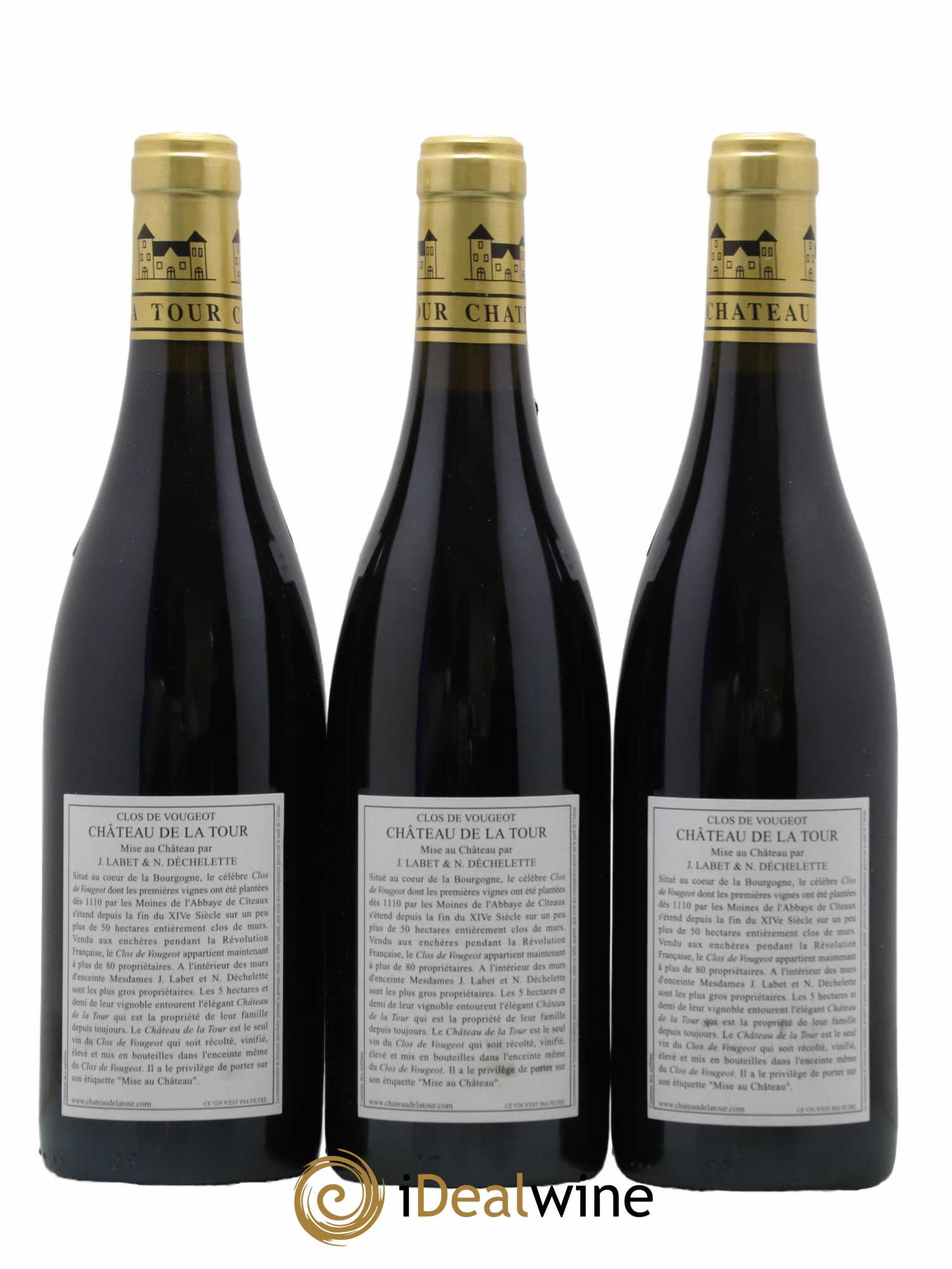 Clos de Vougeot Grand Cru Vieilles Vignes Château de La Tour 2012 - Lot of 6 bottles - 4