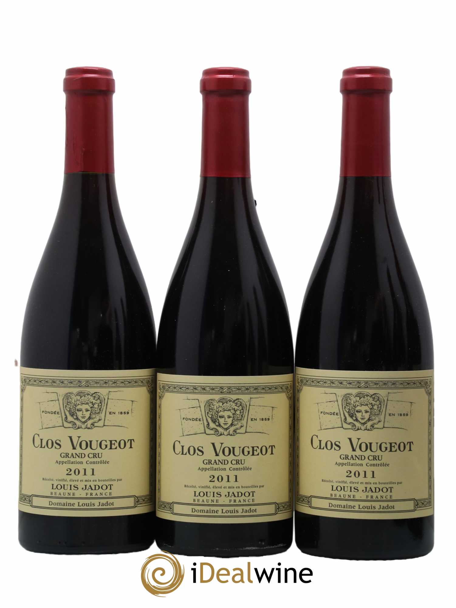 Clos de Vougeot Grand Cru Louis Jadot (Domaine) 2011 - Lotto di 6 bottiglie - 1
