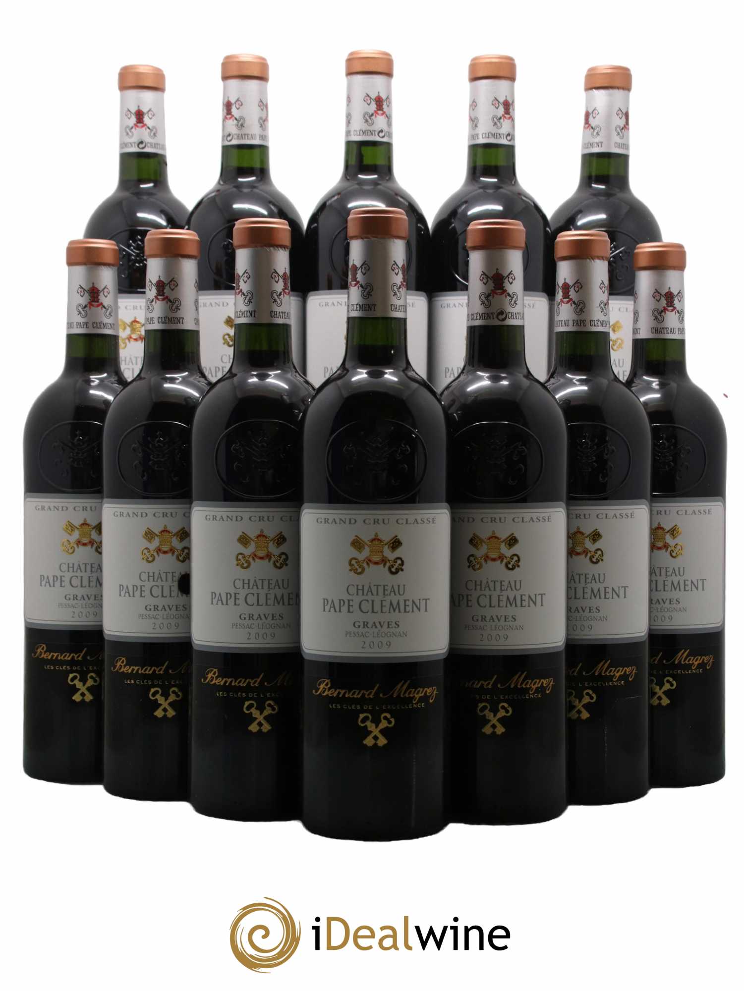 Château Pape Clément Cru Classé de Graves 2009 - Lot de 12 bouteilles - 0