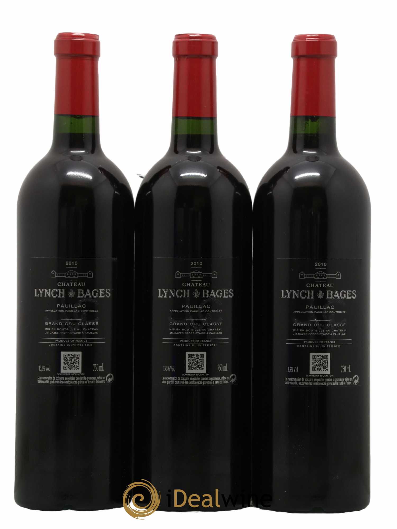 Château Lynch Bages 5ème Grand Cru Classé 2010 - Lot de 6 bouteilles - 4