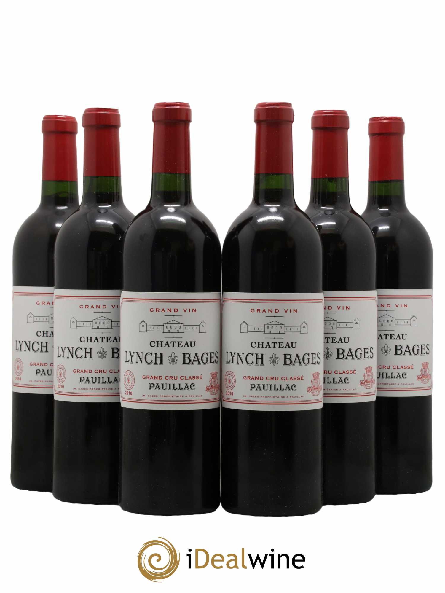 Château Lynch Bages 5ème Grand Cru Classé 2010 - Lot de 6 bouteilles - 0