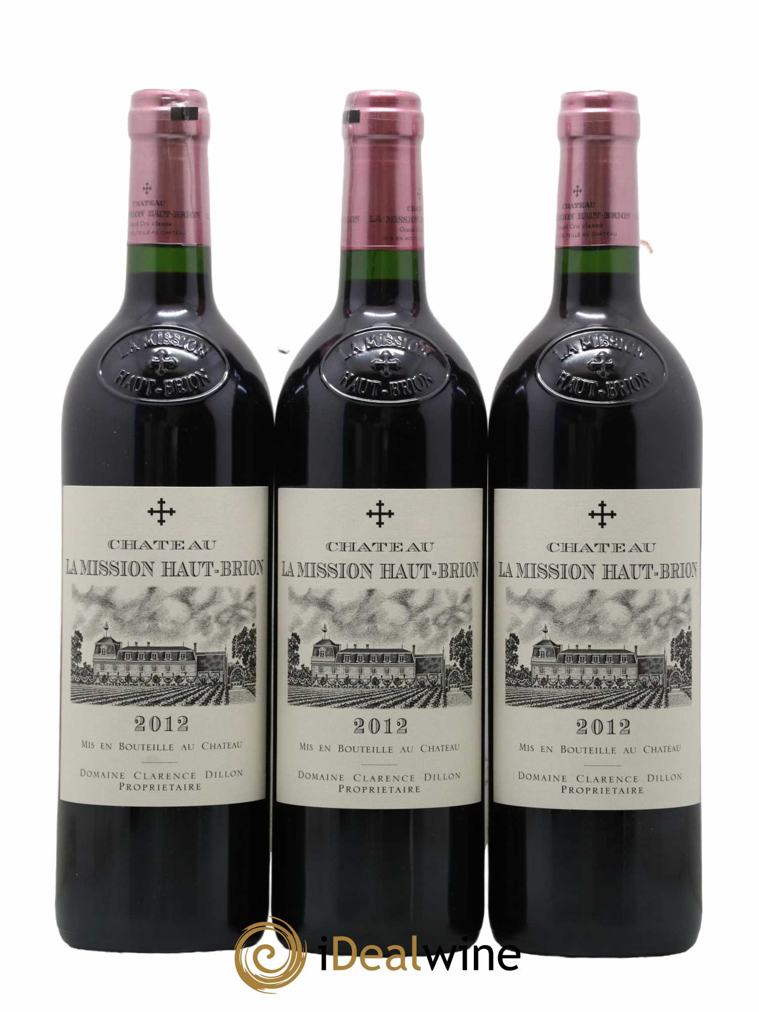 Château la Mission Haut-Brion Cru Classé de Graves 2012 - Lot of 6 bottles - 3