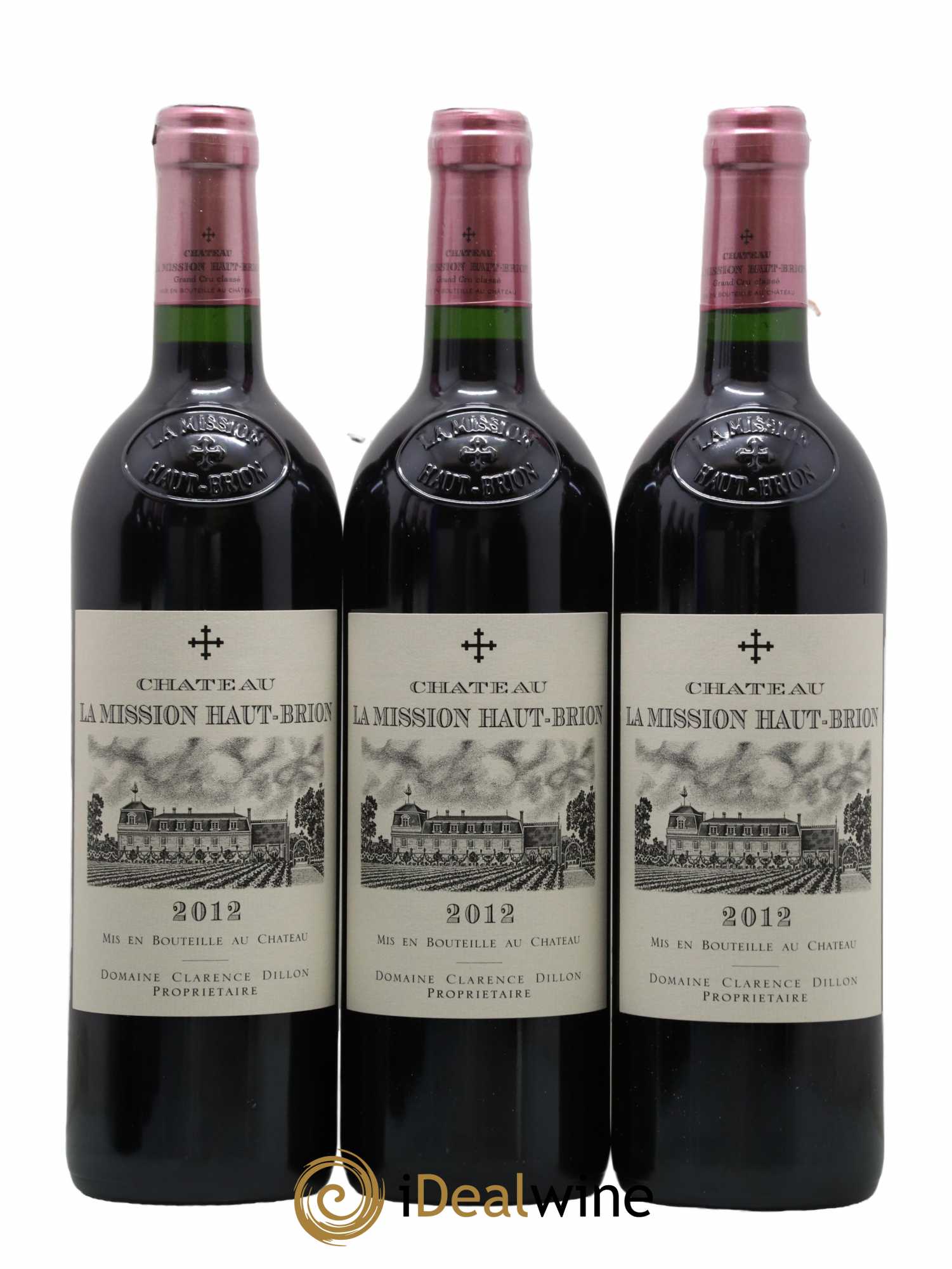 Château la Mission Haut-Brion Cru Classé de Graves 2012 - Lot of 6 bottles - 1