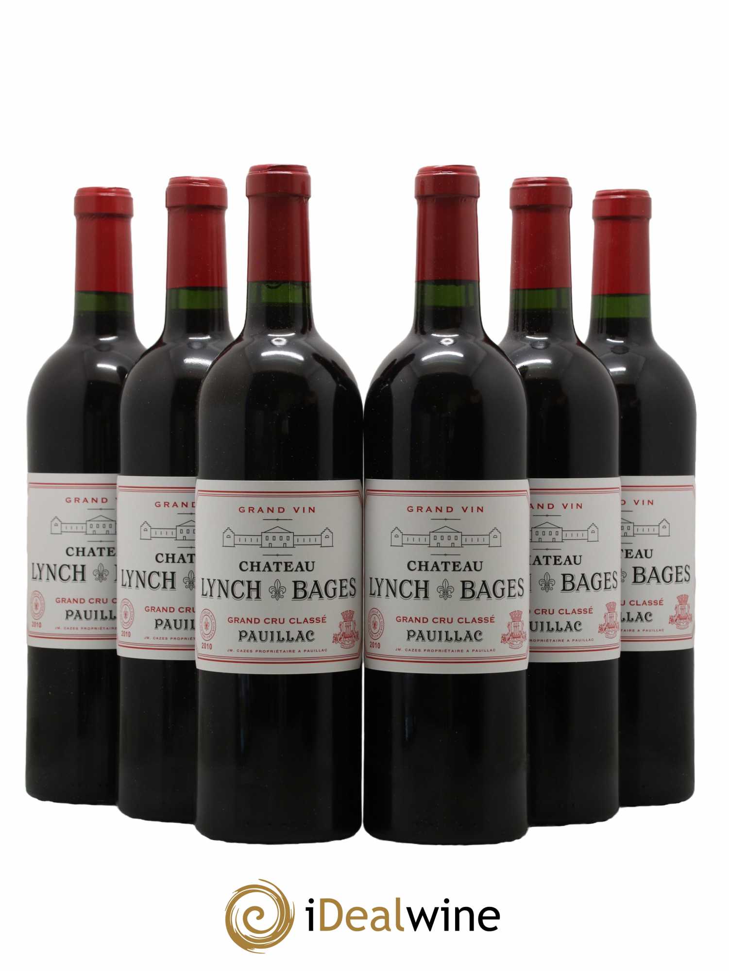 Château Lynch Bages 5ème Grand Cru Classé 2010 - Lotto di 6 bottiglie - 0