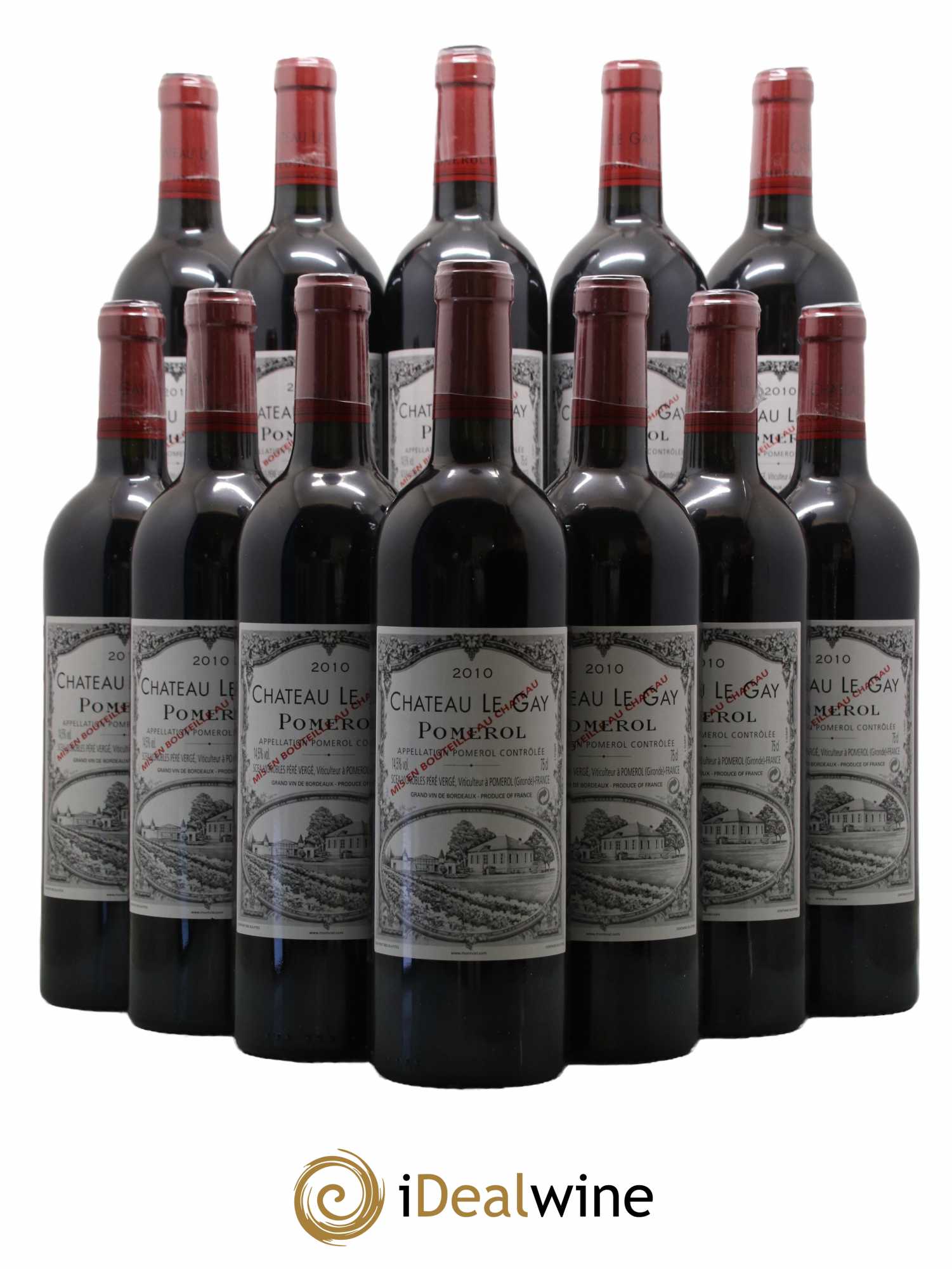 Château Le Gay 2010 - Lot de 12 bouteilles - 0