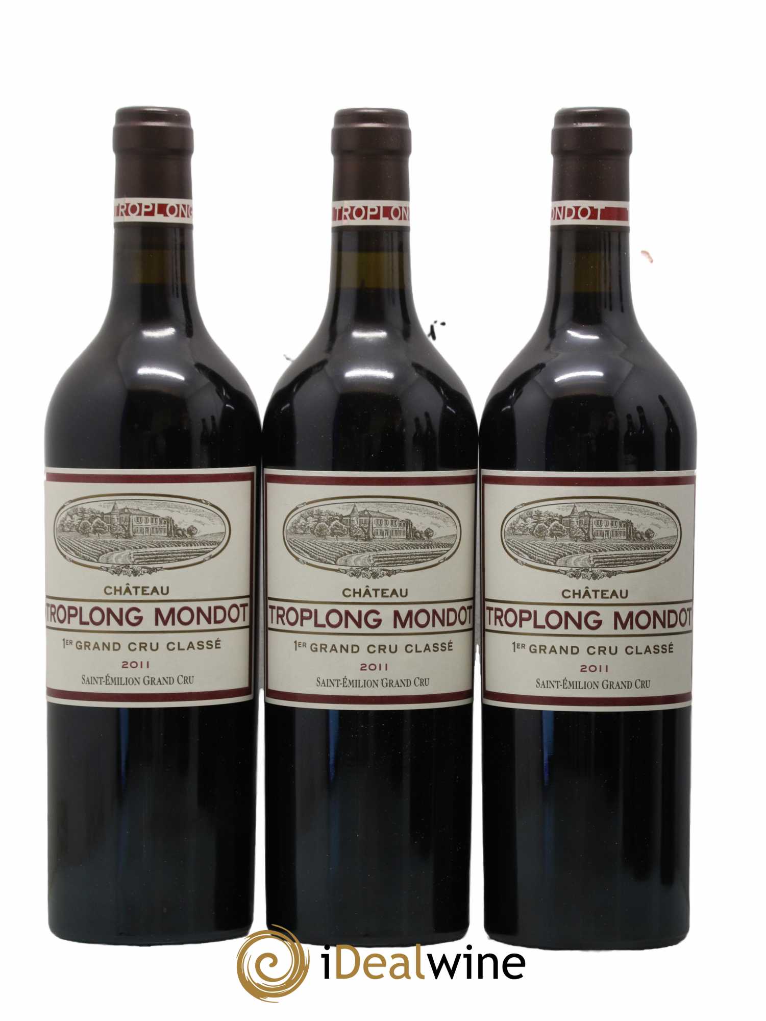 Château Troplong Mondot 1er Grand Cru Classé B 2011 - Lot de 6 bouteilles - 1