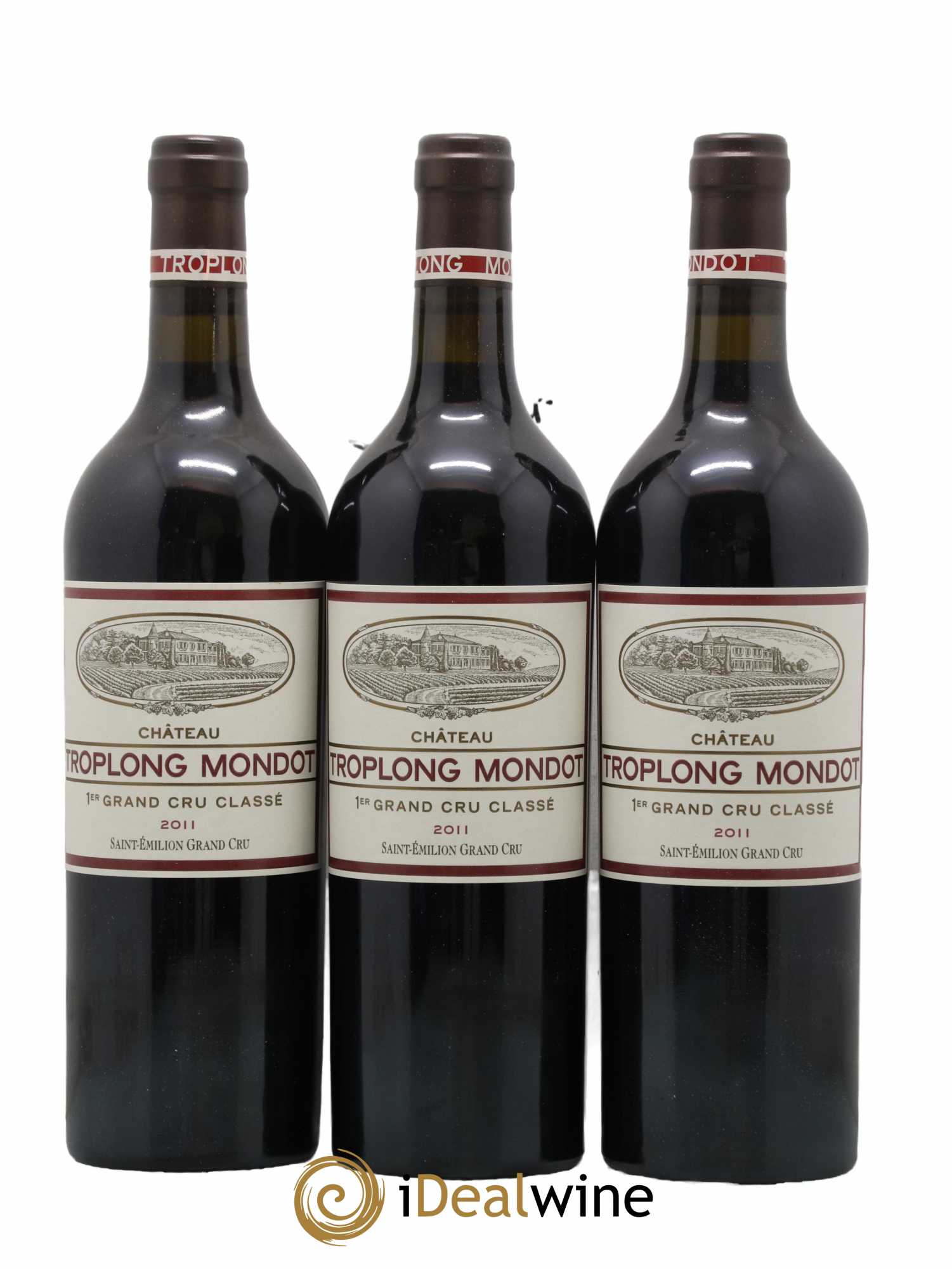 Château Troplong Mondot 1er Grand Cru Classé B 2011 - Lot de 6 bouteilles - 2