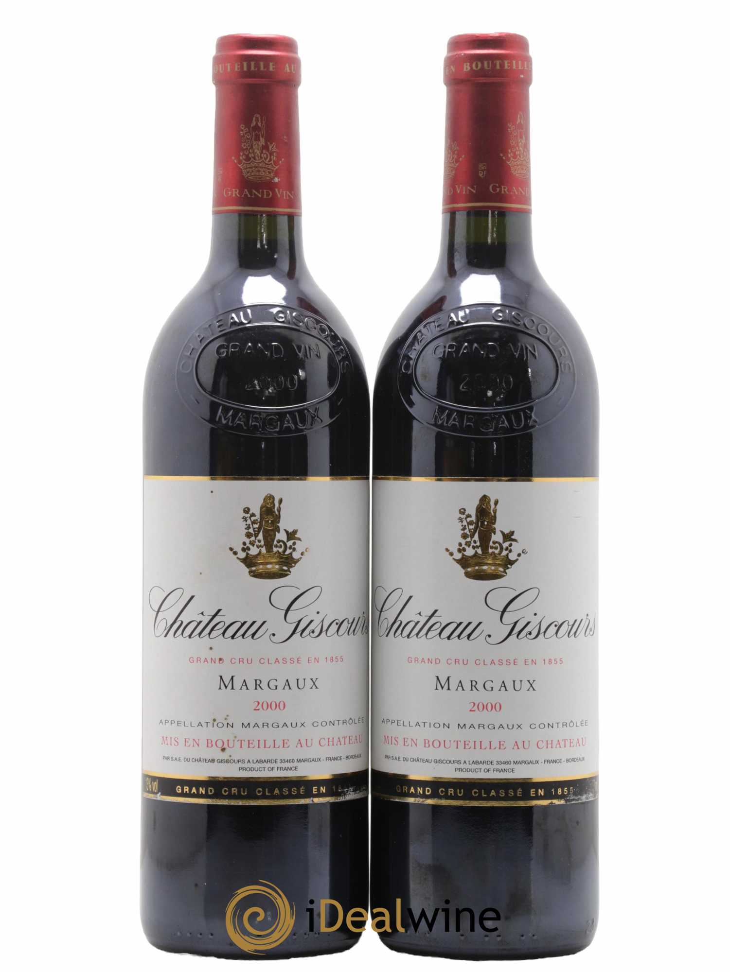Château Giscours 3ème Grand Cru Classé 2000 - Lot de 2 bouteilles - 0