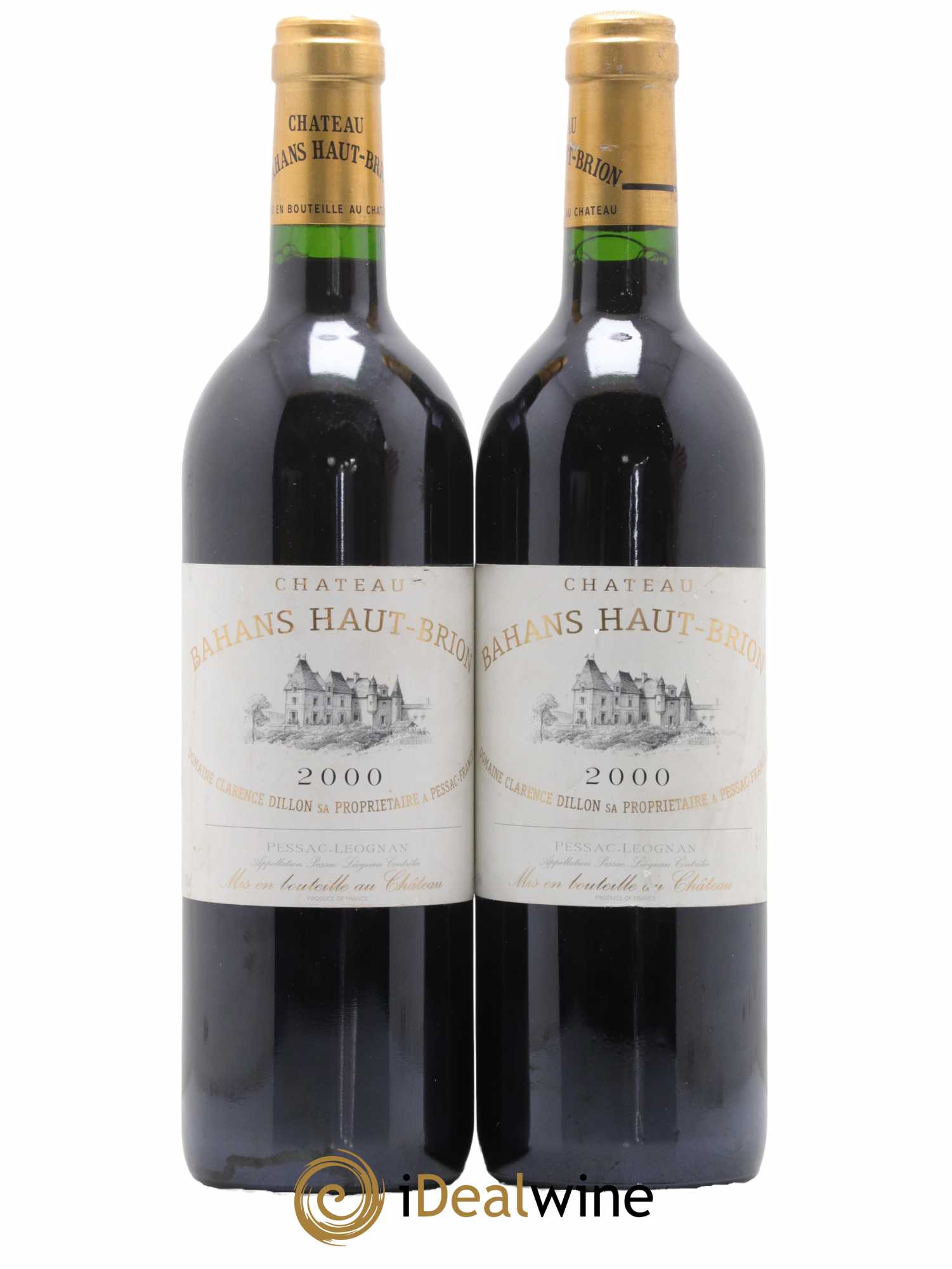 Clarence (Bahans) de Haut-Brion Second Vin 2000 - Lot of 2 bottles - 0