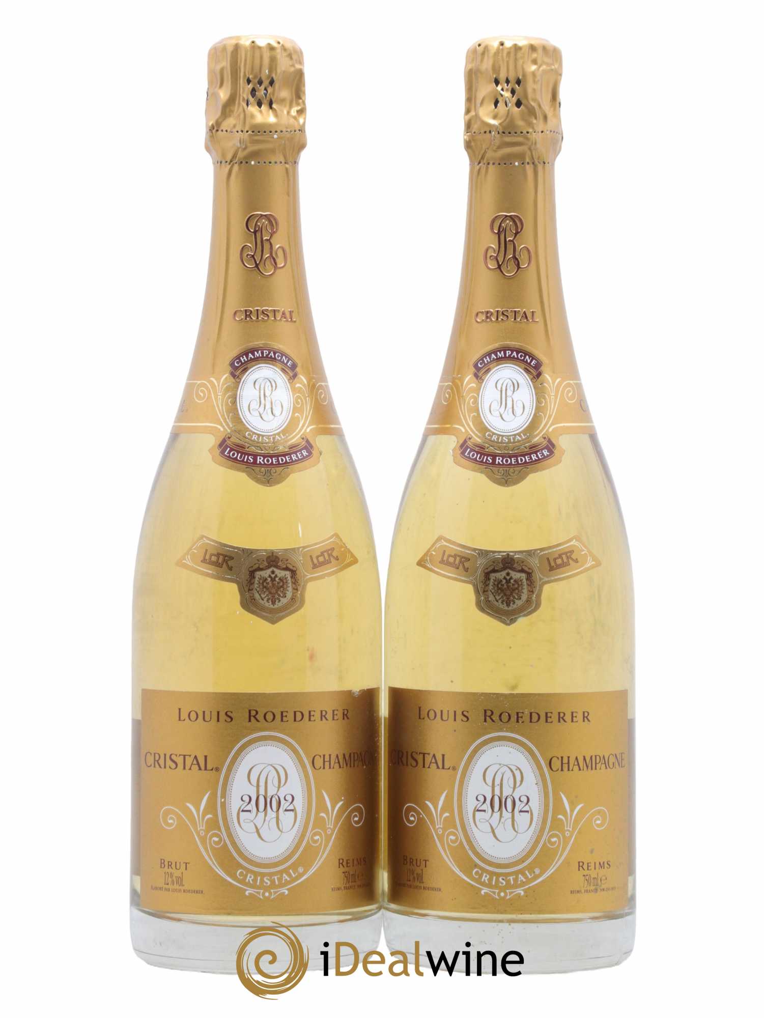 Cristal Louis Roederer 2002 - Lot de 2 bouteilles - 0