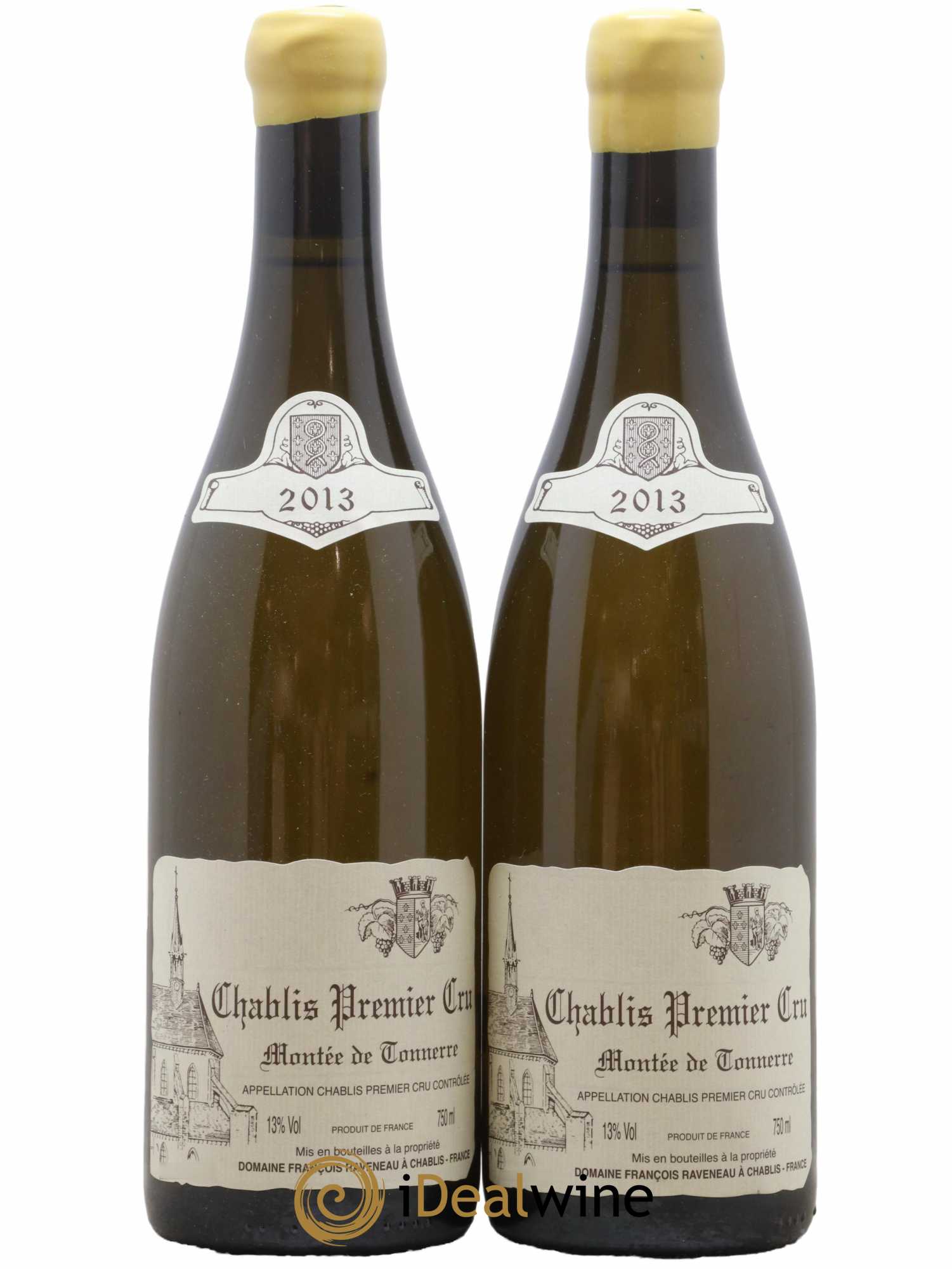 Chablis 1er Cru Montée de Tonnerre Raveneau (Domaine) 2013 - Posten von 2 Flaschen - 0