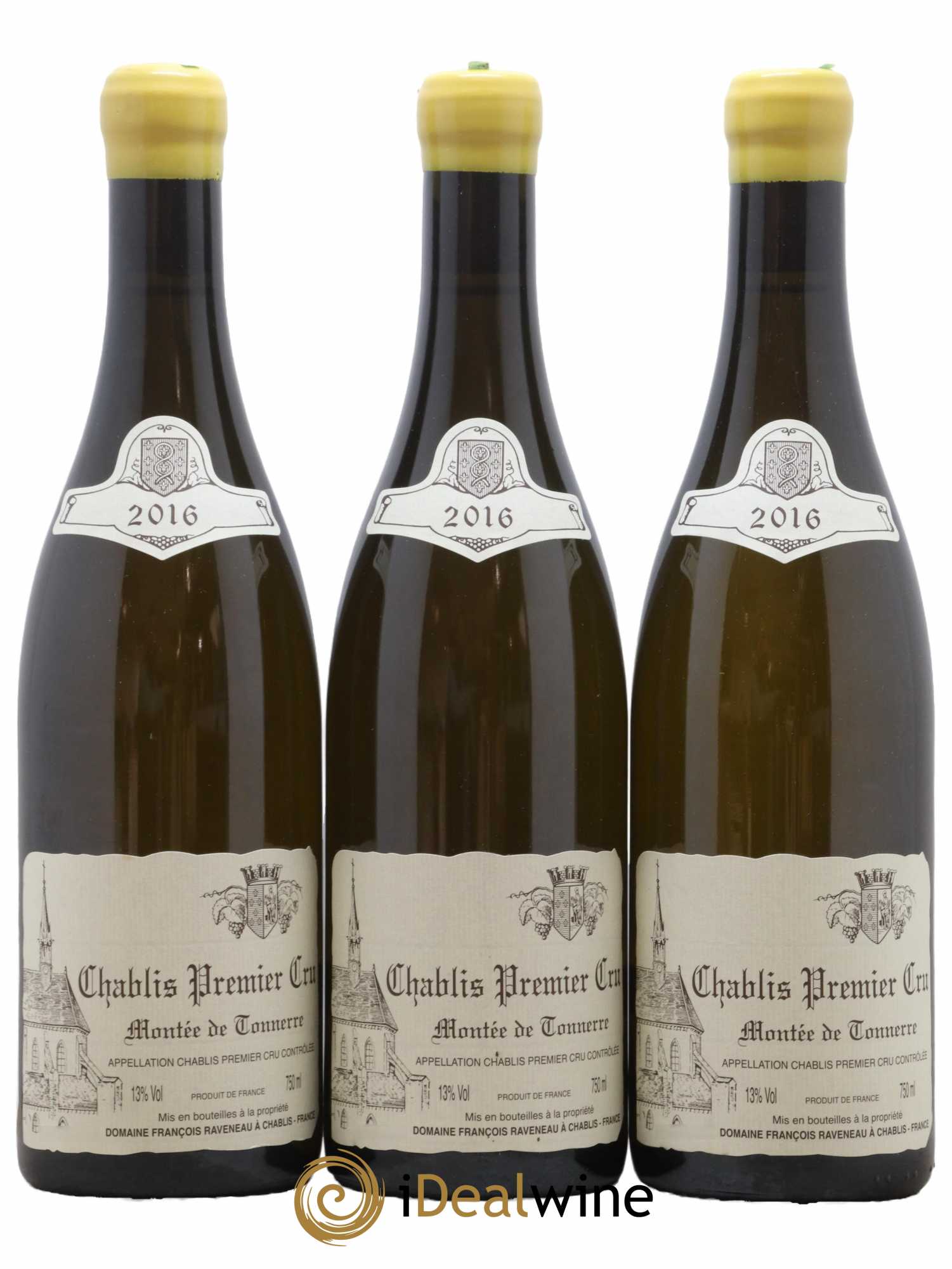 Chablis 1er Cru Montée de Tonnerre Raveneau (Domaine) 2016 - Lot de 3 bouteilles - 0
