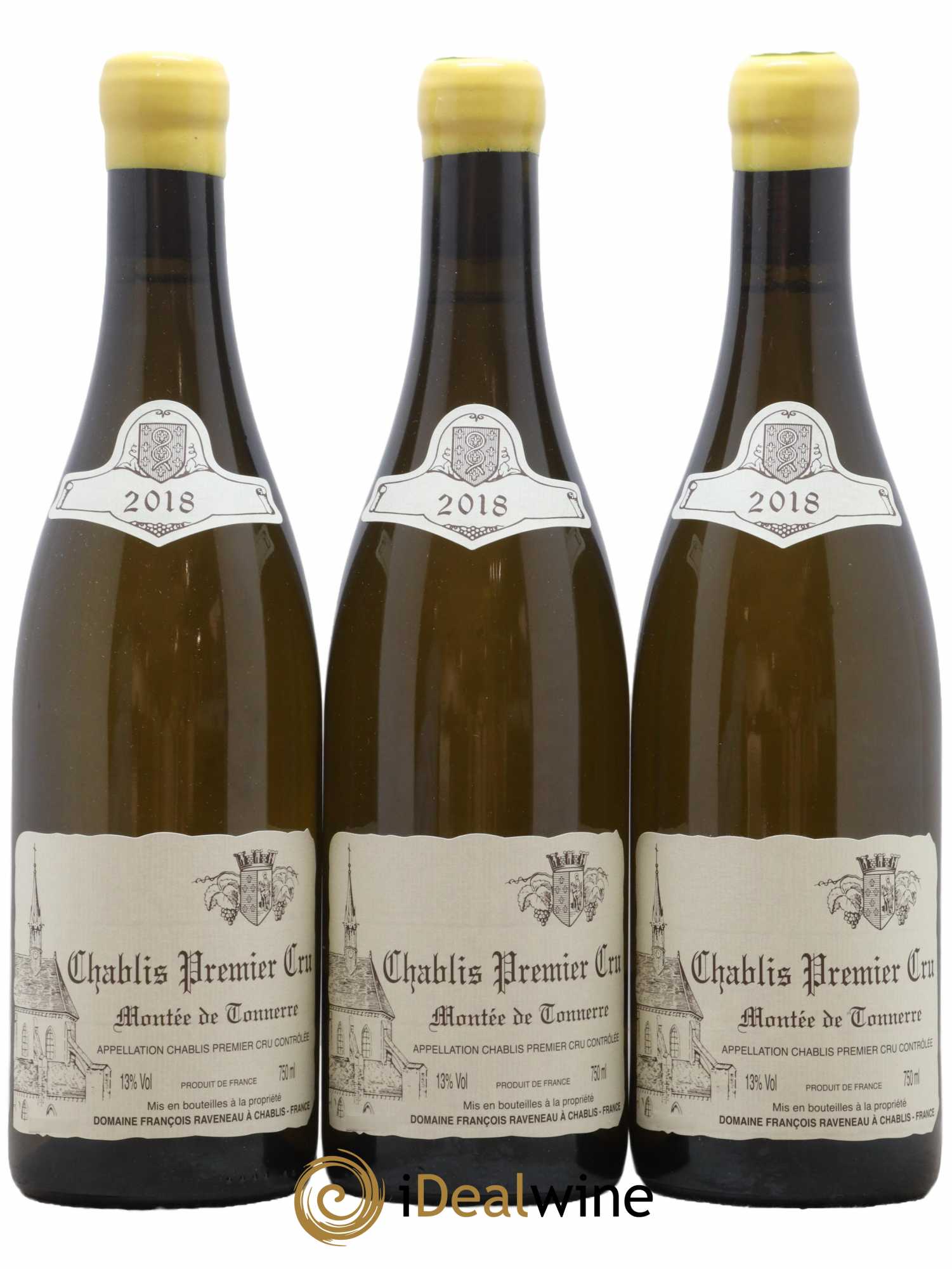 Chablis 1er Cru Montée de Tonnerre Raveneau (Domaine) 2018 - Lot de 3 bouteilles - 0
