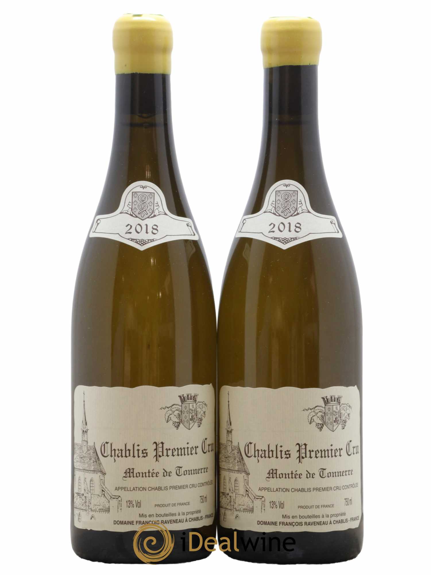 Chablis 1er Cru Montée de Tonnerre Raveneau (Domaine) 2018 - Lot de 2 bouteilles - 0