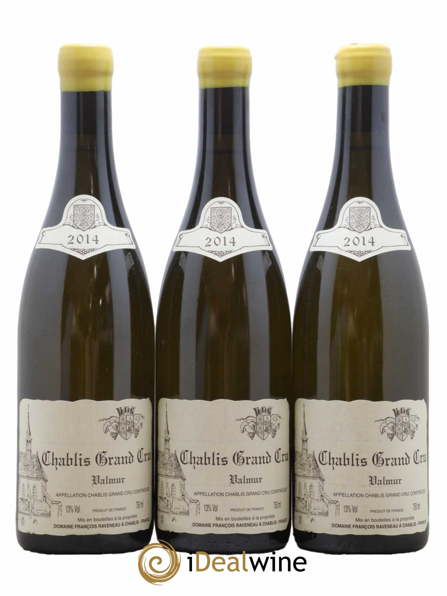 Chablis Grand Cru Valmur Raveneau (Domaine) 2014 - Lot de 3 bouteilles - 0