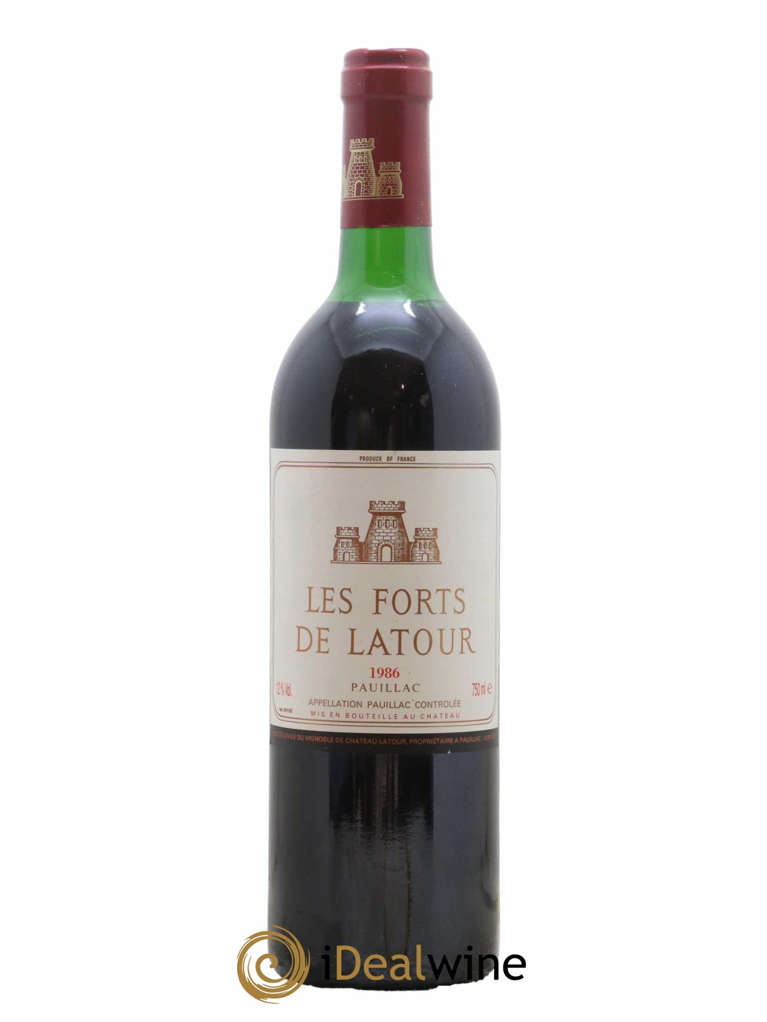 Les Forts de Latour Second Vin 1986 - Lot de 1 bouteille - 0