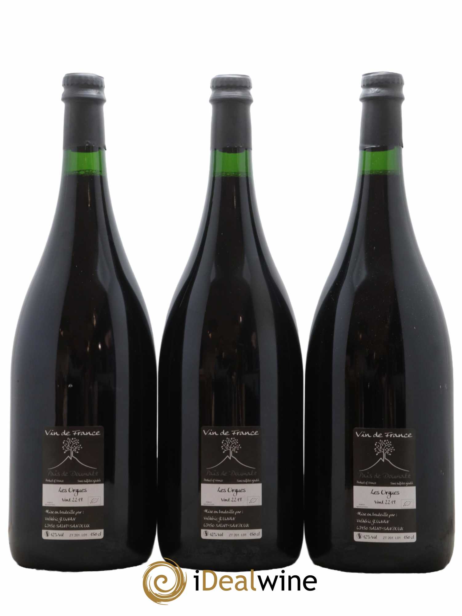 Vin de France Les Orgues Vignoble de l'Arbre Blanc  2019 - Posten von 3 Magnum - 1