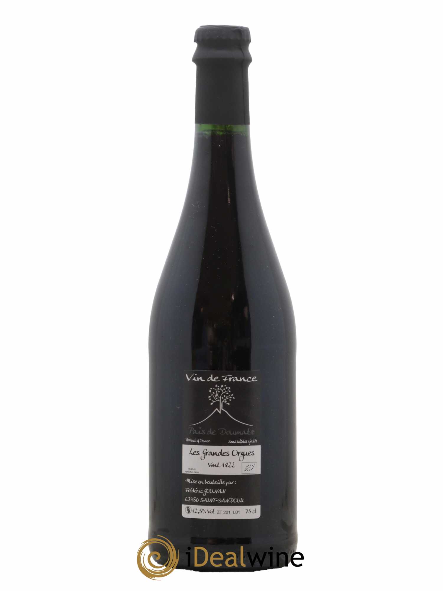 Vin de France Les Grandes Orgues Vignoble de l'Arbre Blanc  2018 - Lot de 1 bouteille - 1