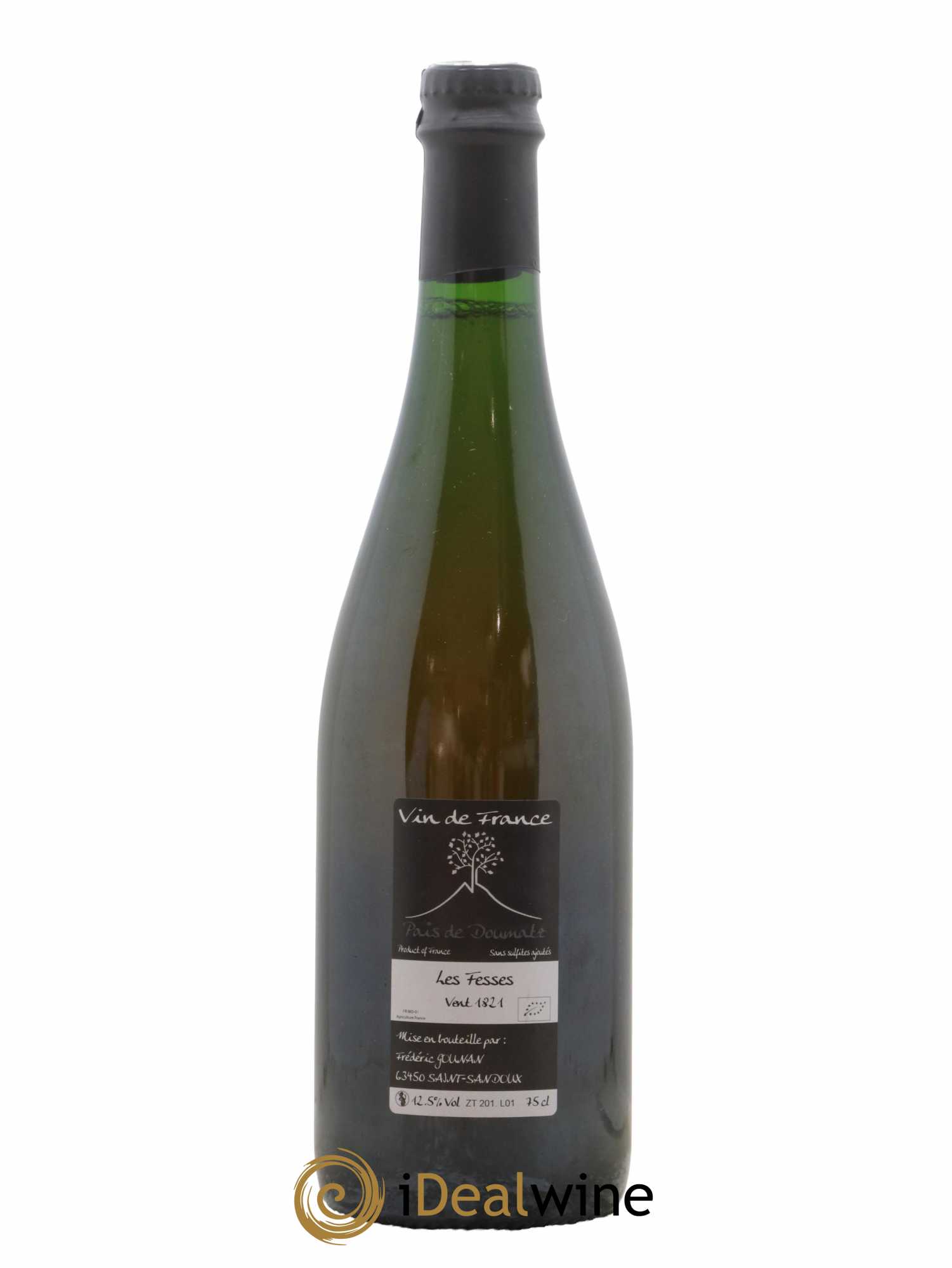 Vin de France Les Fesses Vignoble de l'Arbre Blanc 2018 - Lot de 1 bouteille - 1