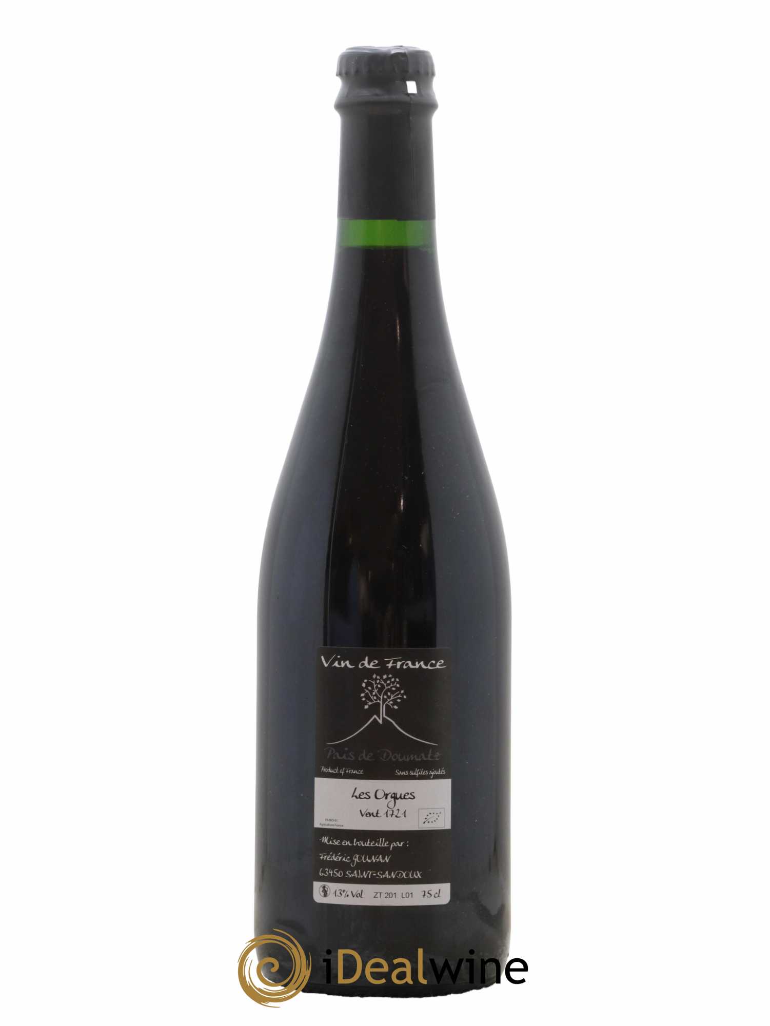 Vin de France Les Orgues Vignoble de l'Arbre Blanc  2017 - Lot de 1 bouteille - 1