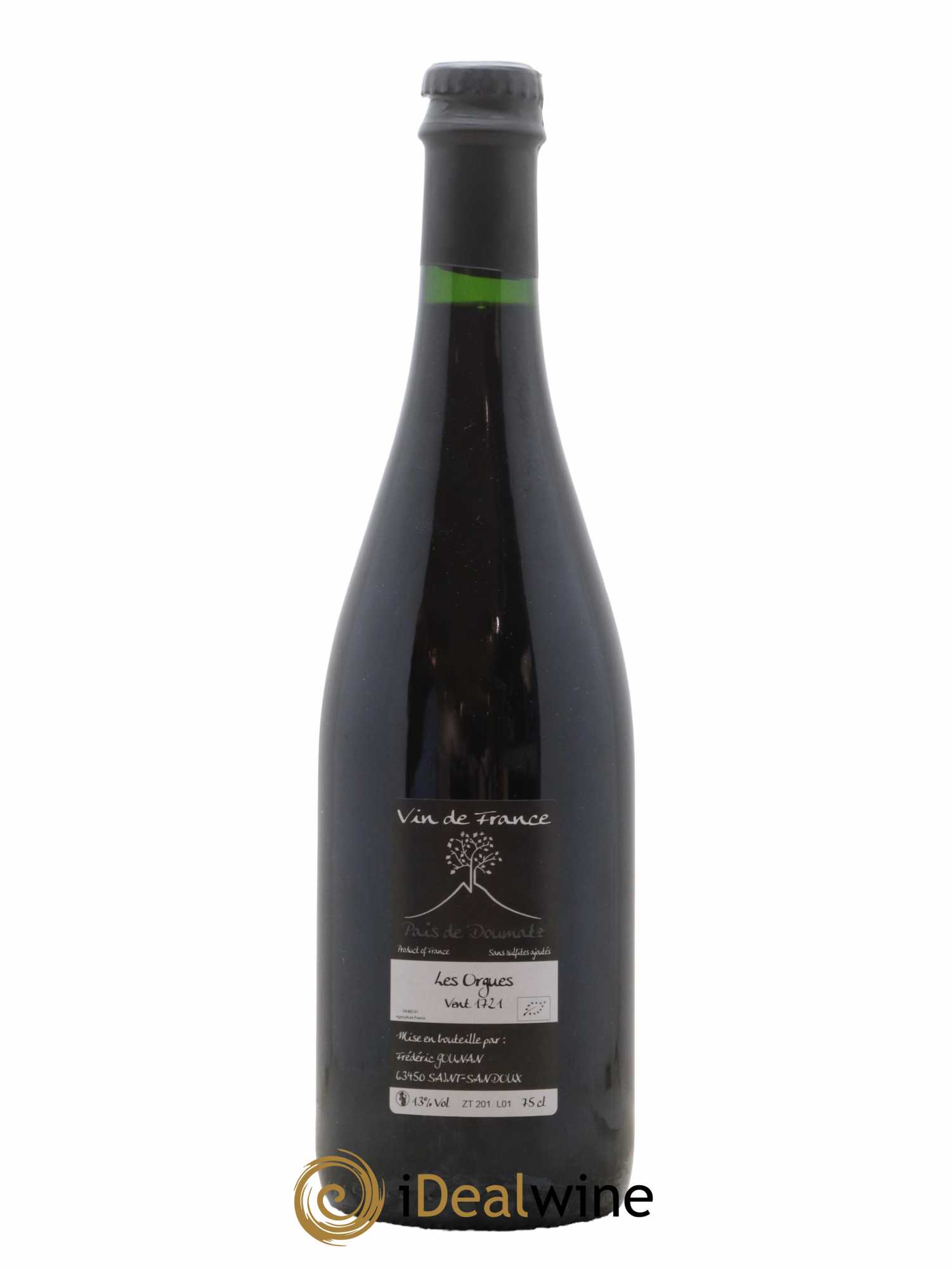 Vin de France Les Orgues Vignoble de l'Arbre Blanc 2017 - Lot de 1 bouteille - 1