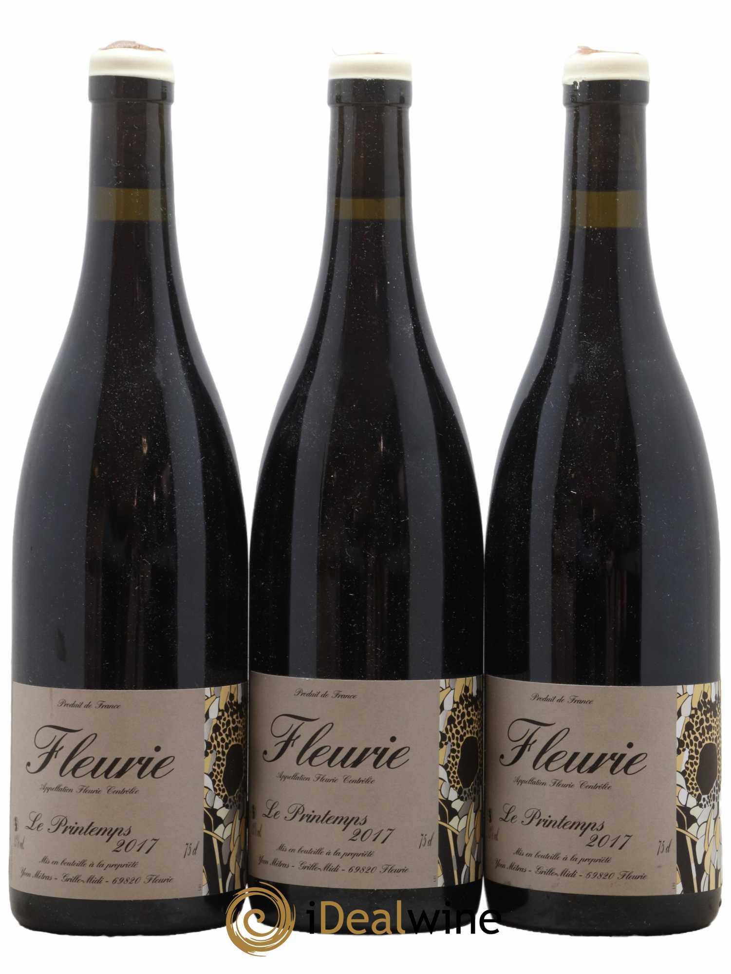 Fleurie Le Printemps Yvon Métras 2017 - Lot de 3 bouteilles - 0