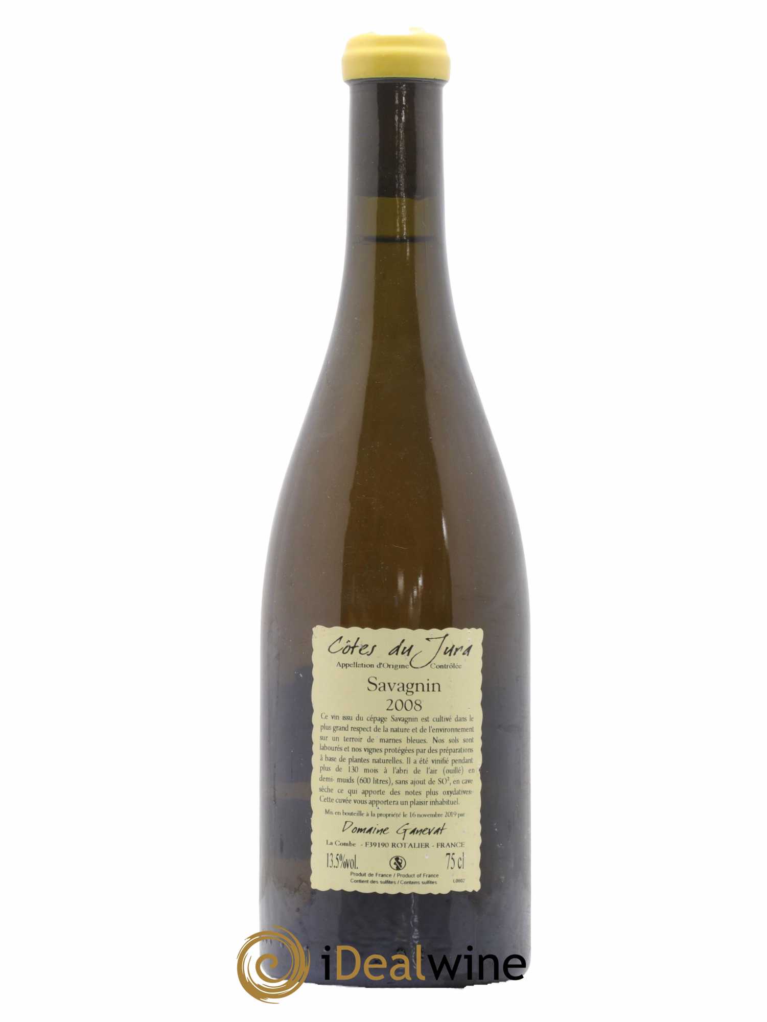 Côtes du Jura Les Vignes de mon Père Jean-François Ganevat (Domaine) 2008 - Lot de 1 bouteille - 1