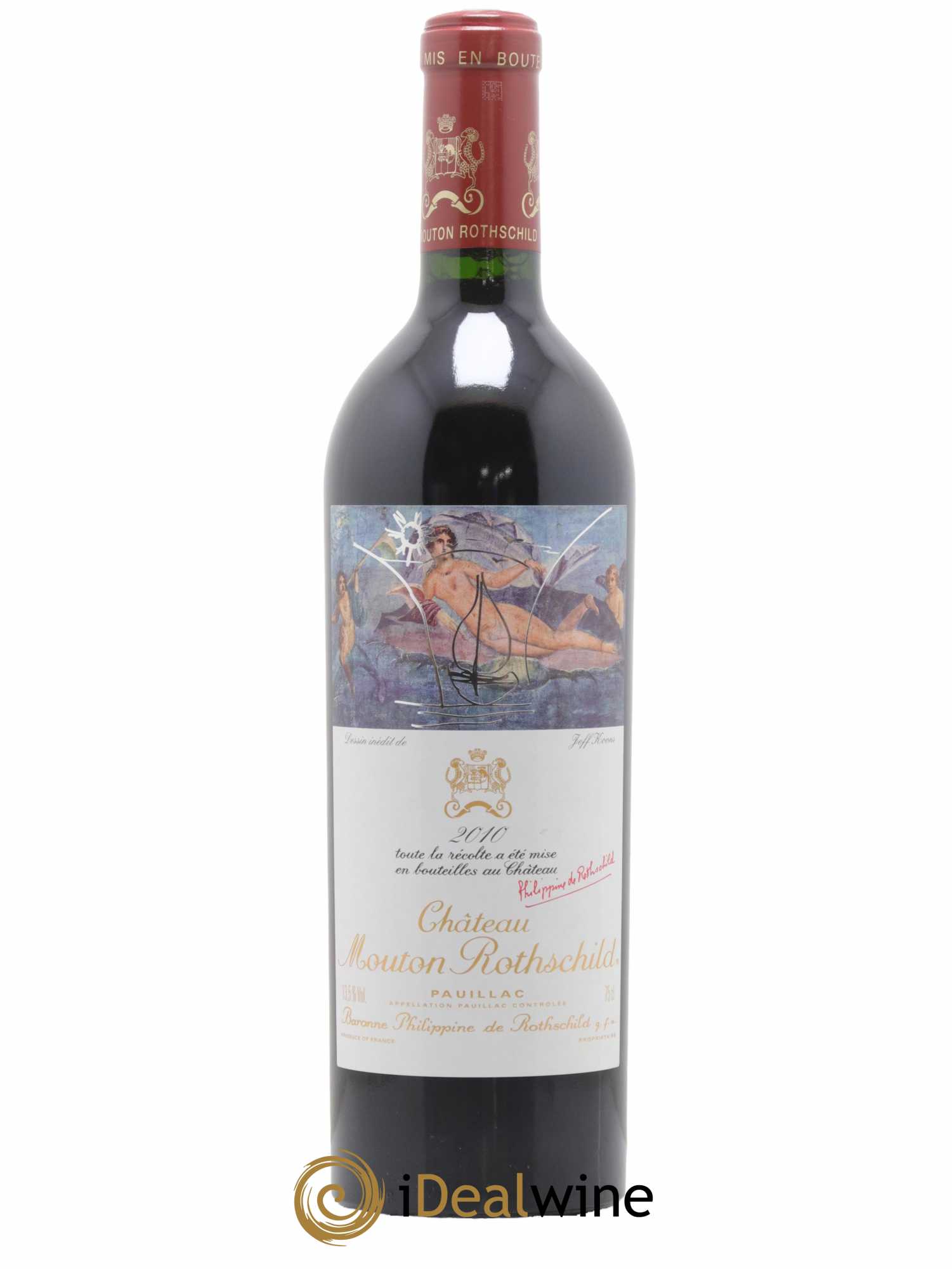 Château Mouton Rothschild 1er Grand Cru Classé 2010 - Lot de 1 bouteille - 0